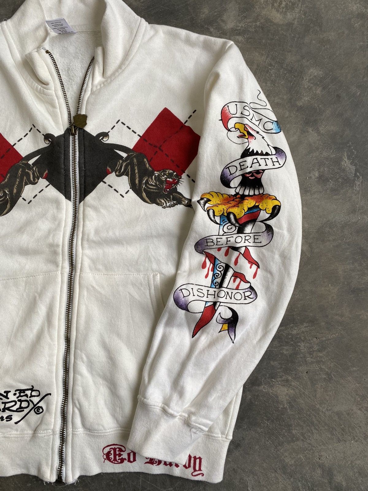 Christian Audigier × Ed Hardy × Japanese Brand Ed Hardy "Black Panther" vintage track jacket Size US L / EU 52-54 / 3 - 6 Thumbnail