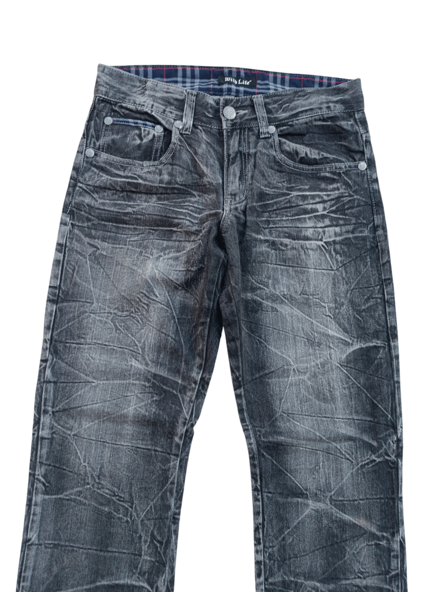 Japanese Brand Vintage Wild Life LGB Style Whiskers Skulls Denim Pants Size US 32 / EU 48 - 17 Thumbnail