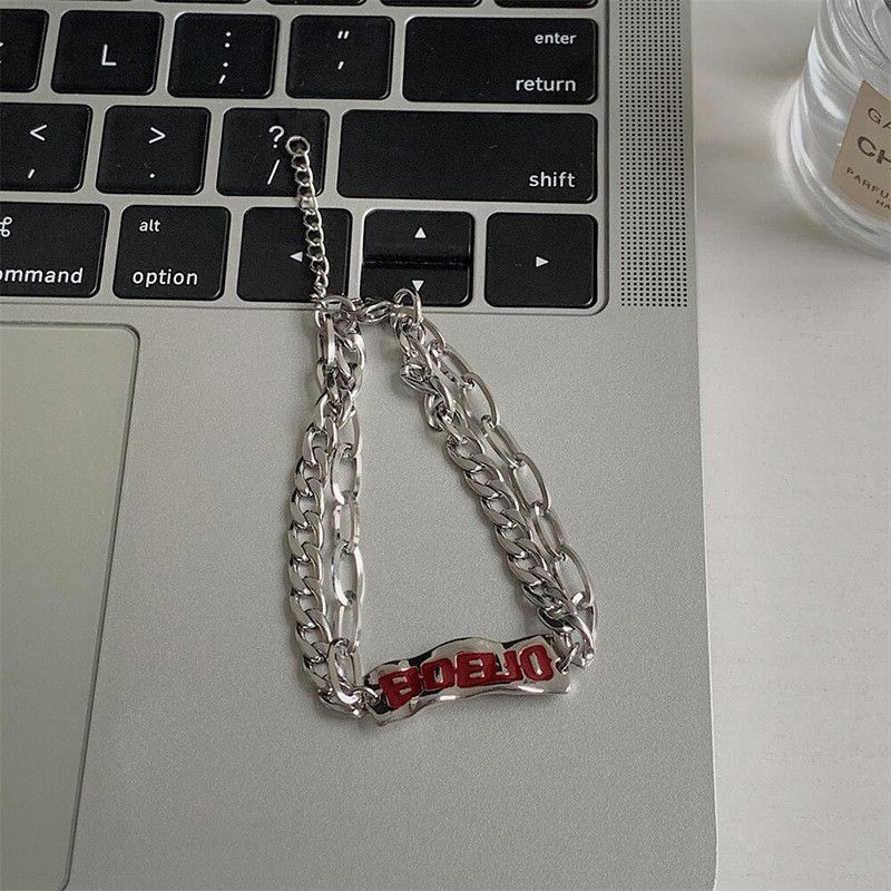 Jewelry Dark Bracelet Y2K Punk Chain Gotch Bracelets Chains Size ONE SIZE - 6 Thumbnail