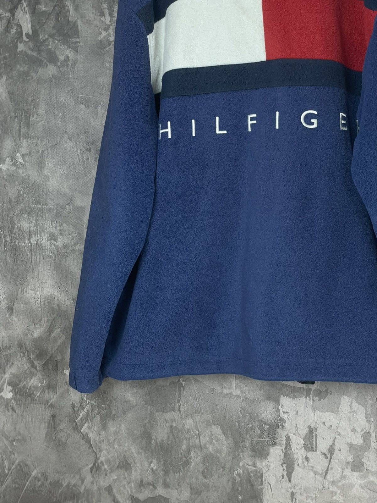 Tommy Hilfiger GRAIL🌟 Vintage Tommy Hilfiger big logo Jacket Fleece Size US L / EU 52-54 / 3 - 5 Thumbnail