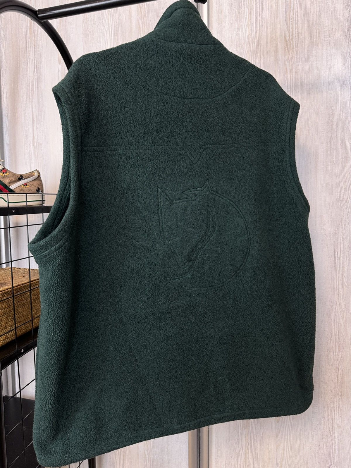 Fjallraven Fjallraven vintage big logo fleece full zip vest Size US XL / EU 56 / 4 - 2 Thumbnail