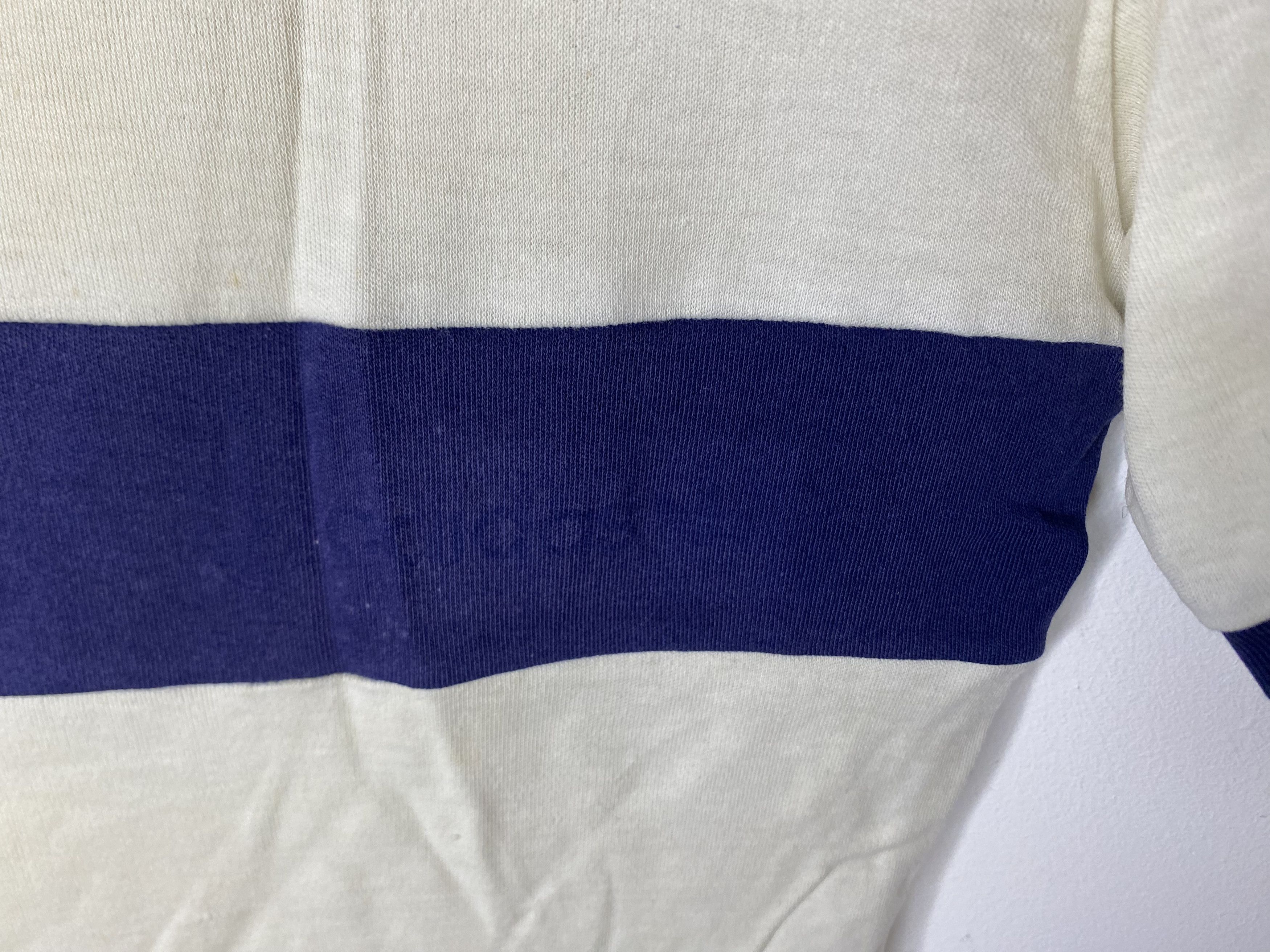 Vintage ADIDAS 70s 80s VINTAGE COTTON FOOTBALL SHIRT SOCCER JERSEY Size US M / EU 48-50 / 2 - 3 Thumbnail