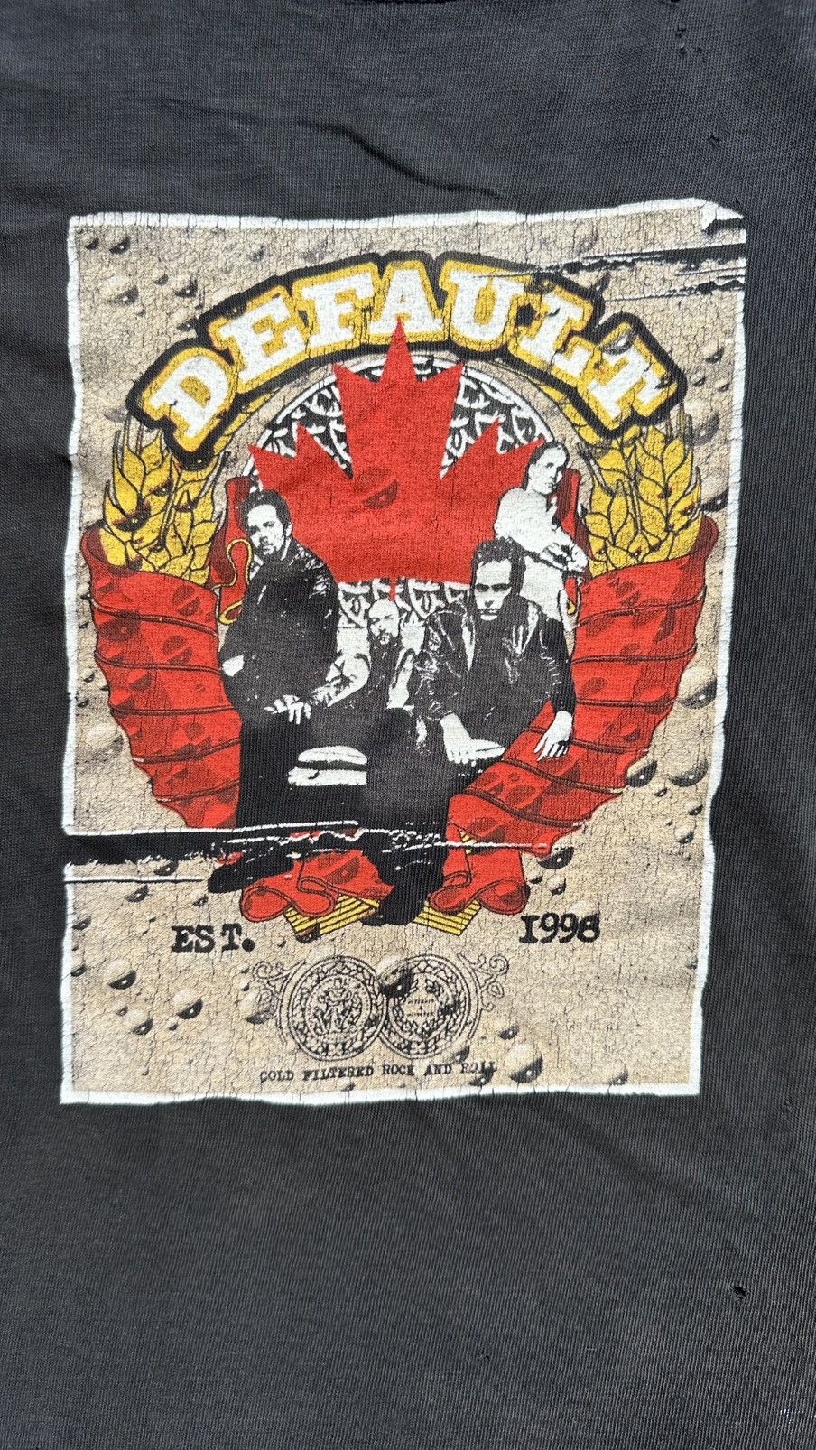 Vintage VINTAGE DEFAULT BAND TOUR TEE DISTRESSED Size US L / EU 52-54 / 3 - 2 Thumbnail