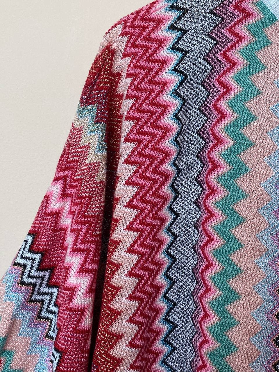 Missoni Missoni Fringe Zigzag Crop Poncho Size ONE SIZE - 6 Thumbnail