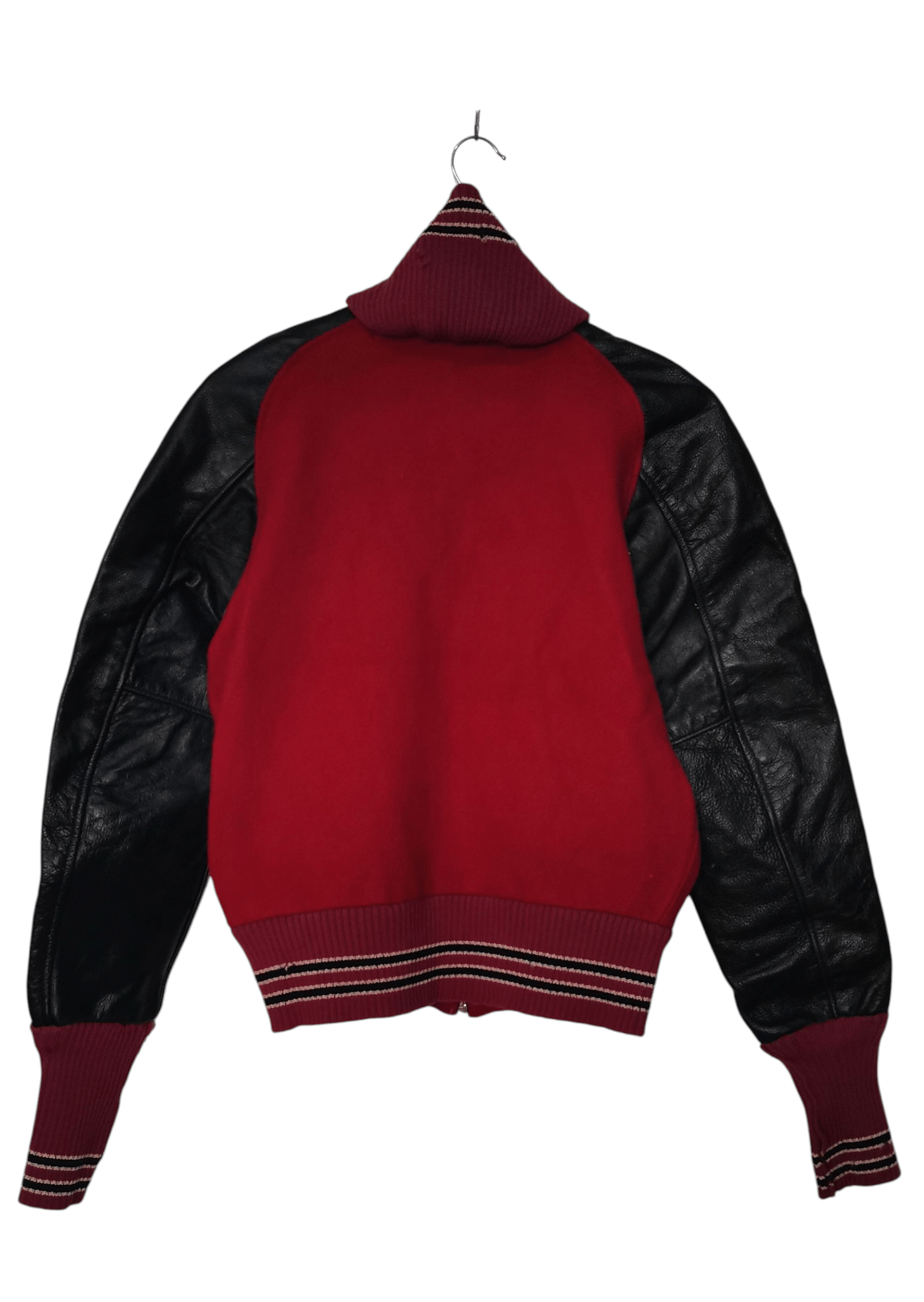 Skookum Vintage SKOOKUM Varsity Jacket–Red & Black Leather Sleeves Size US M / EU 48-50 / 2 - 2 Thumbnail