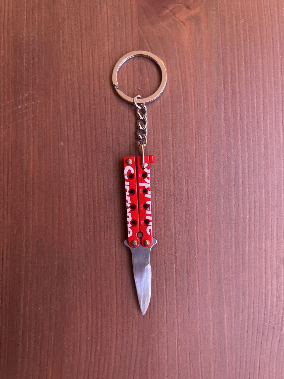 Supreme Supreme Balisong Butterfly Knife Keychain Size ONE SIZE - 3 Thumbnail