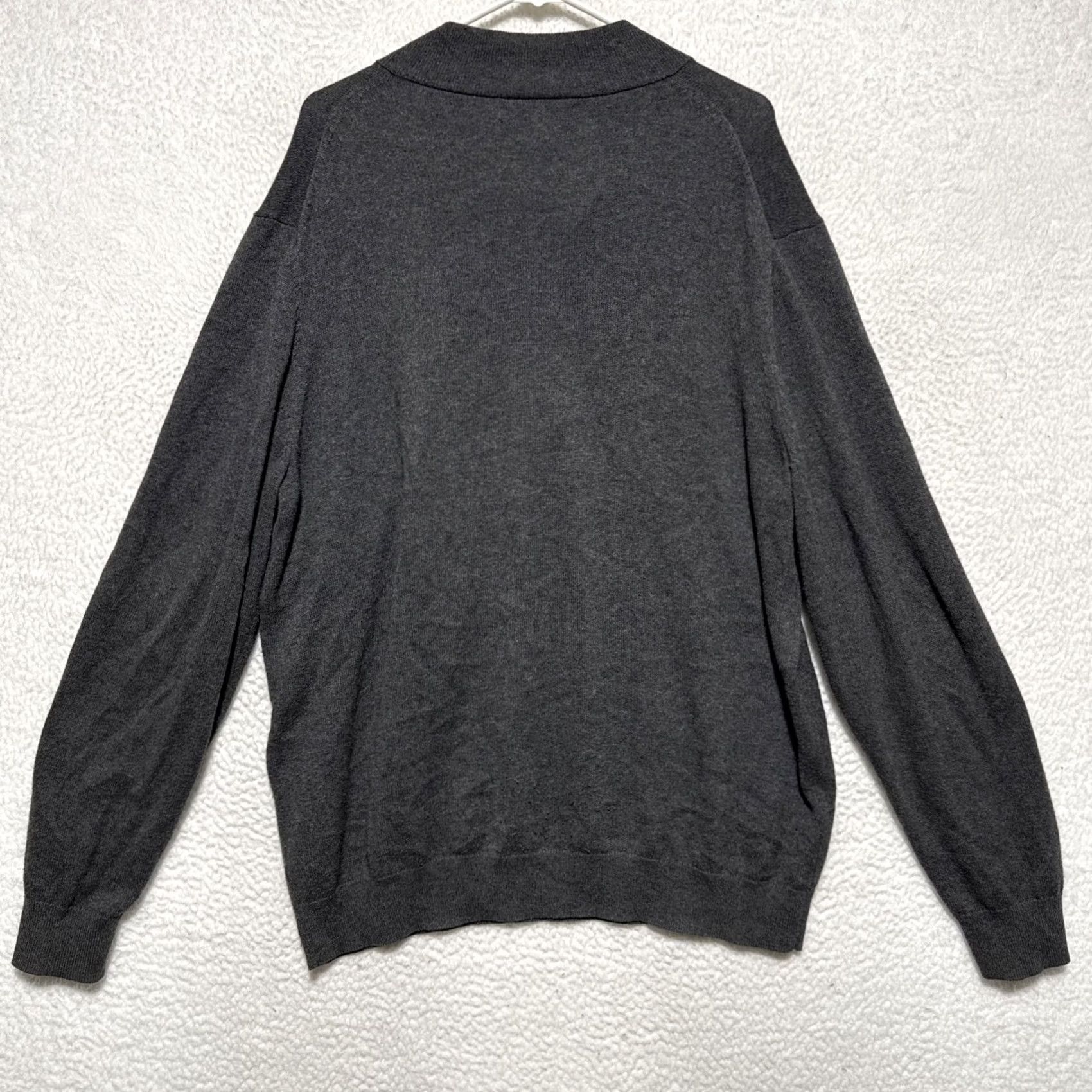 Vineyard Vines Vineyard Vines Sweater 1/4 Zip Pullover Men XL Gray Knit Cotton Cashmere Logo Tight-Knit Regular Long Sleeve Classic Vintage: No Size US XL / EU 56 / 4 - 2 Thumbnail
