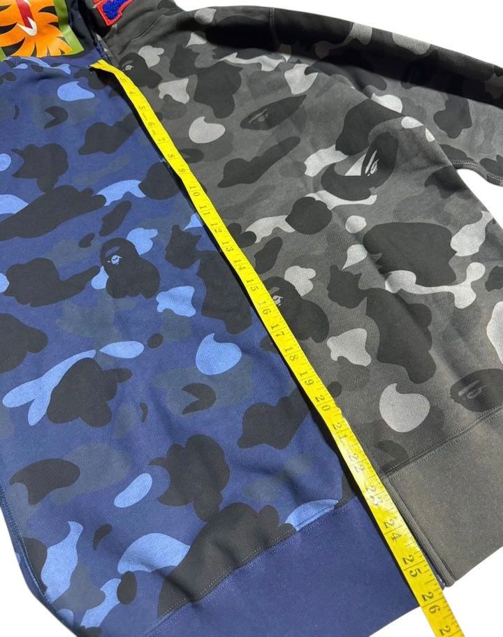 Bape BAPE Black & Navy Camo Full zip hoodie Size US M / EU 48-50 / 2 - 7 Thumbnail