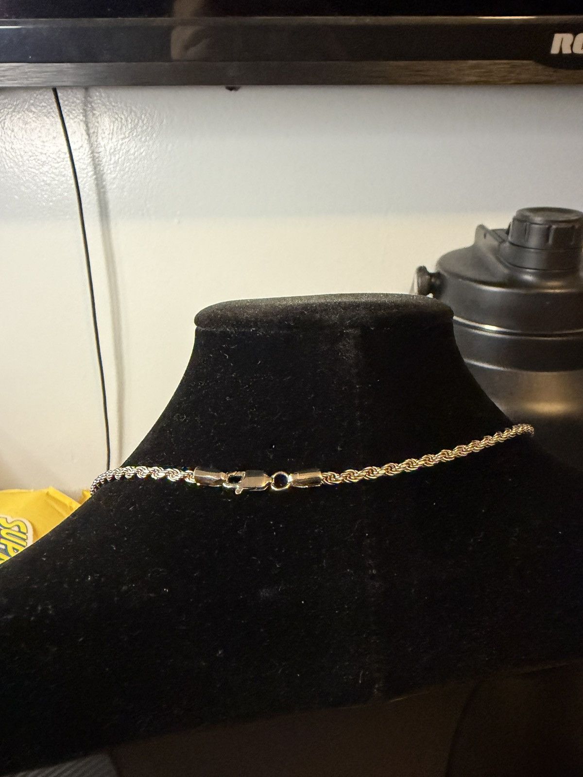 Other 925S Silver Twist Chain 'White Gold' Size ONE SIZE - 2 Thumbnail