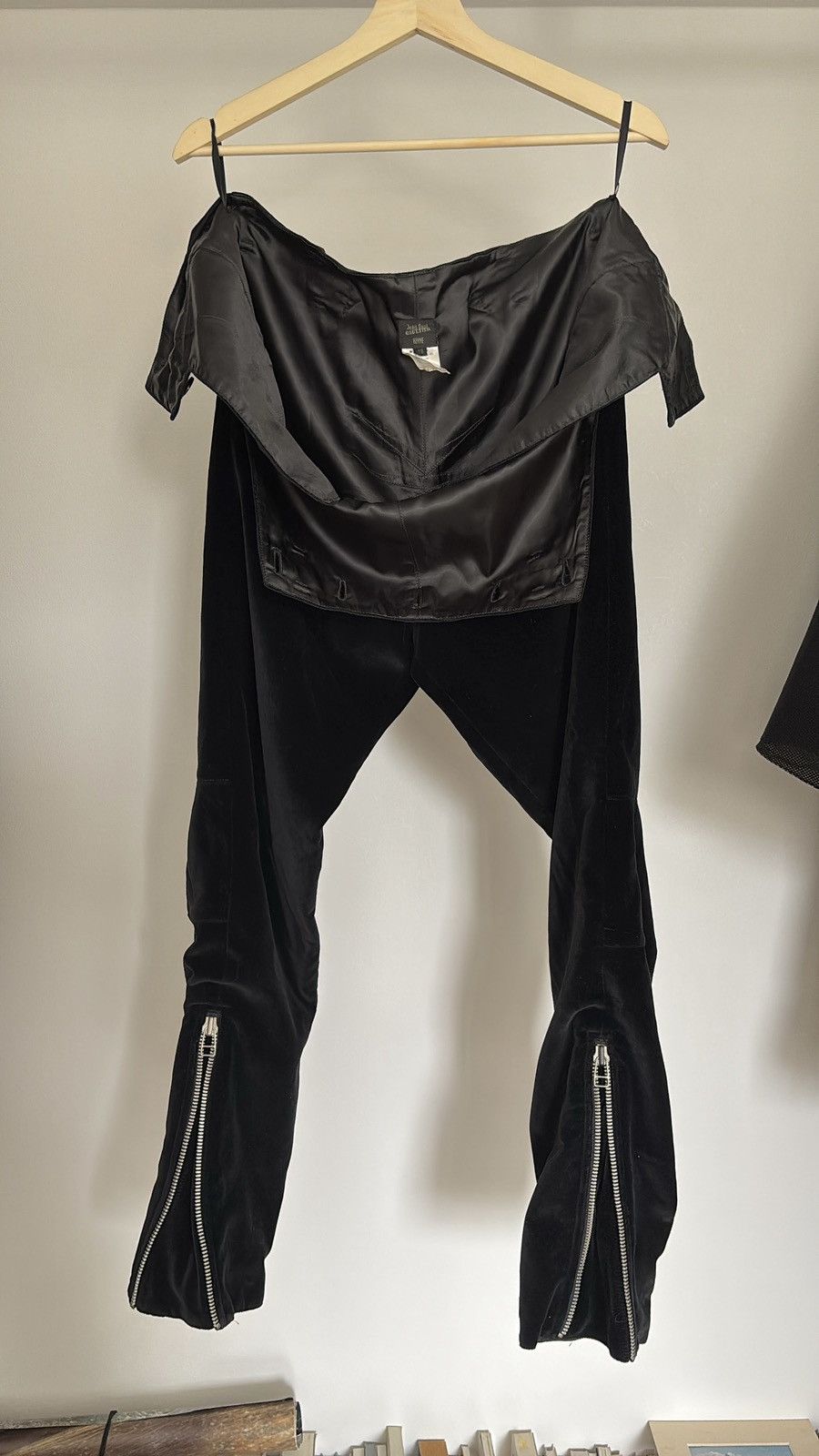 Jean Paul Gaultier Jean Paul Gaultier Homme Archive Velvet Marine Pants Size US 28 / EU 44 - 4 Thumbnail