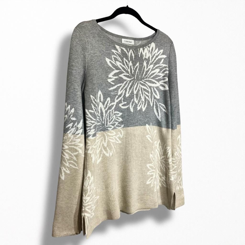 Calvin Klein Calvin Klein Floral Print Sweater Size S / US 4 / IT 40 - 3 Thumbnail