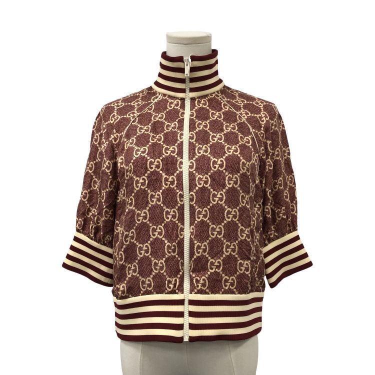 Gucci Gucci GG Monogram Zip-Up Track Jacket Size M Size US M / EU 48-50 / 2 - 1 Thumbnail