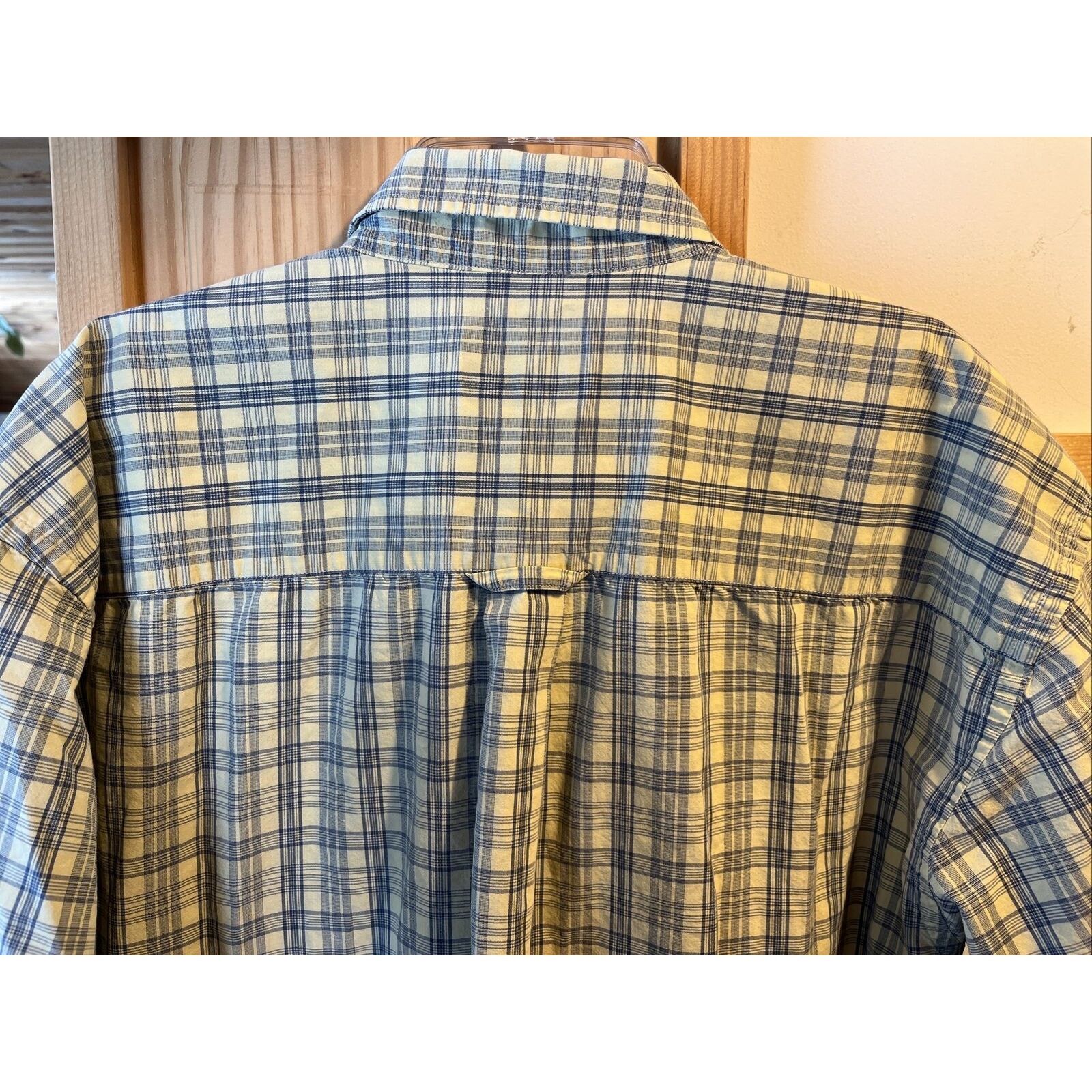 Pendleton Pendleton Men’s Large Yellow Check SS Button Up Cotton Shirt Size US L / EU 52-54 / 3 - 8 Thumbnail
