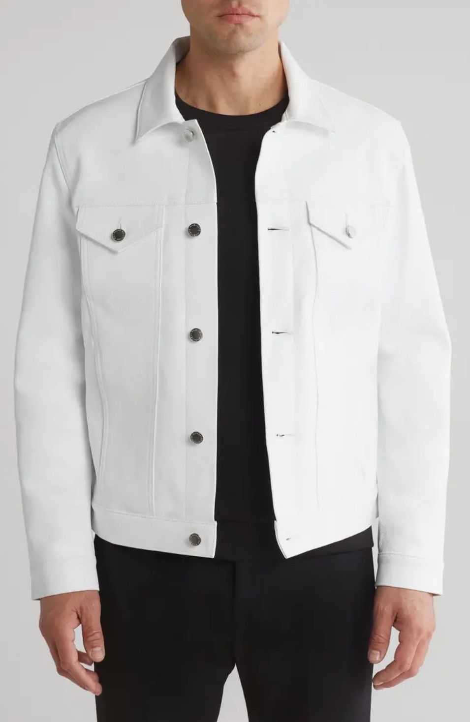 MONFRERE Monfrère Dean Leather Trucker Jacket size S Size US S / EU 44-46 / 1 - 2 Thumbnail