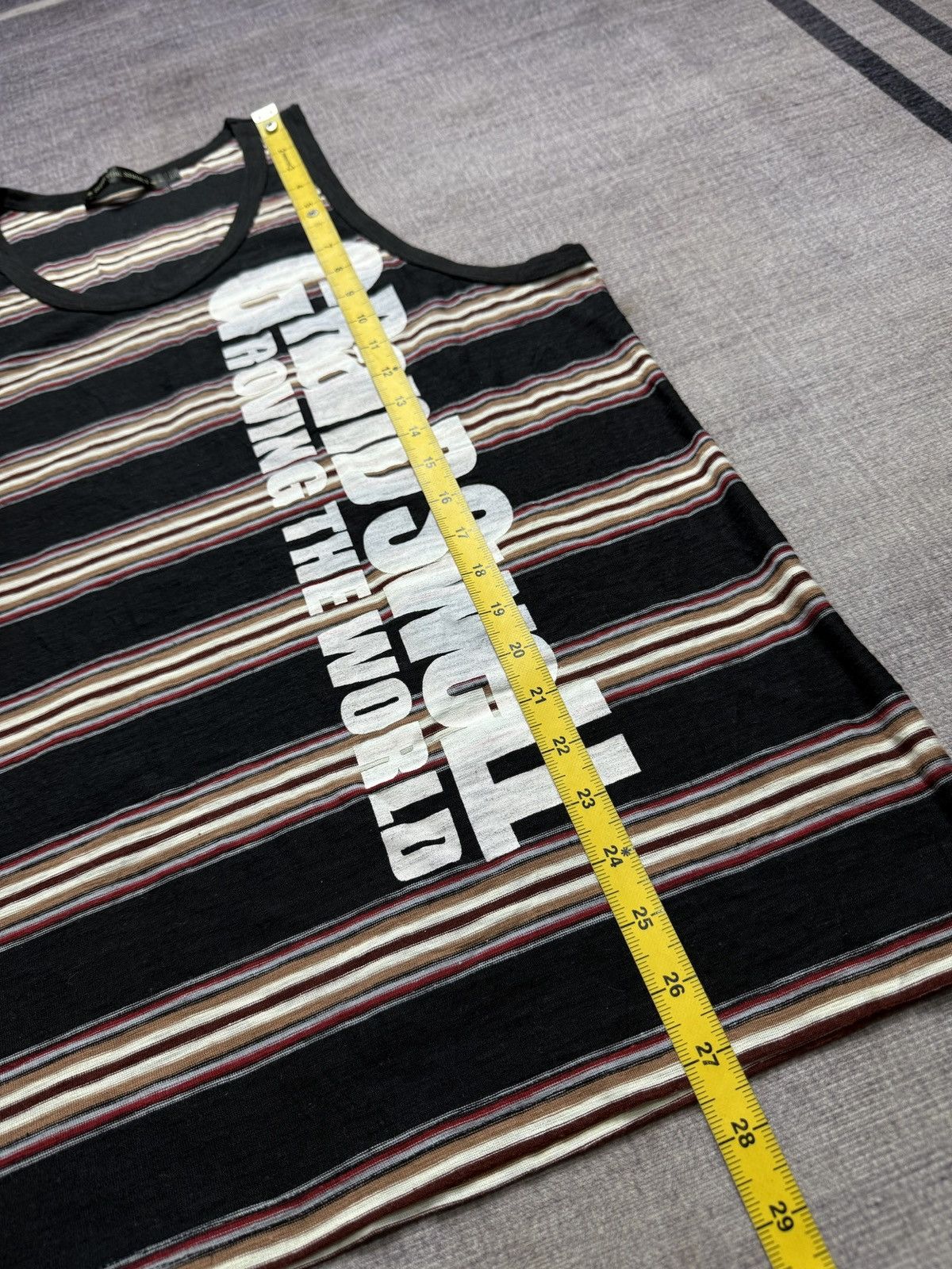 If Six Was Nine DEFECTIBE STRUCK TANK TOP Size US L / EU 52-54 / 3 - 9 Thumbnail