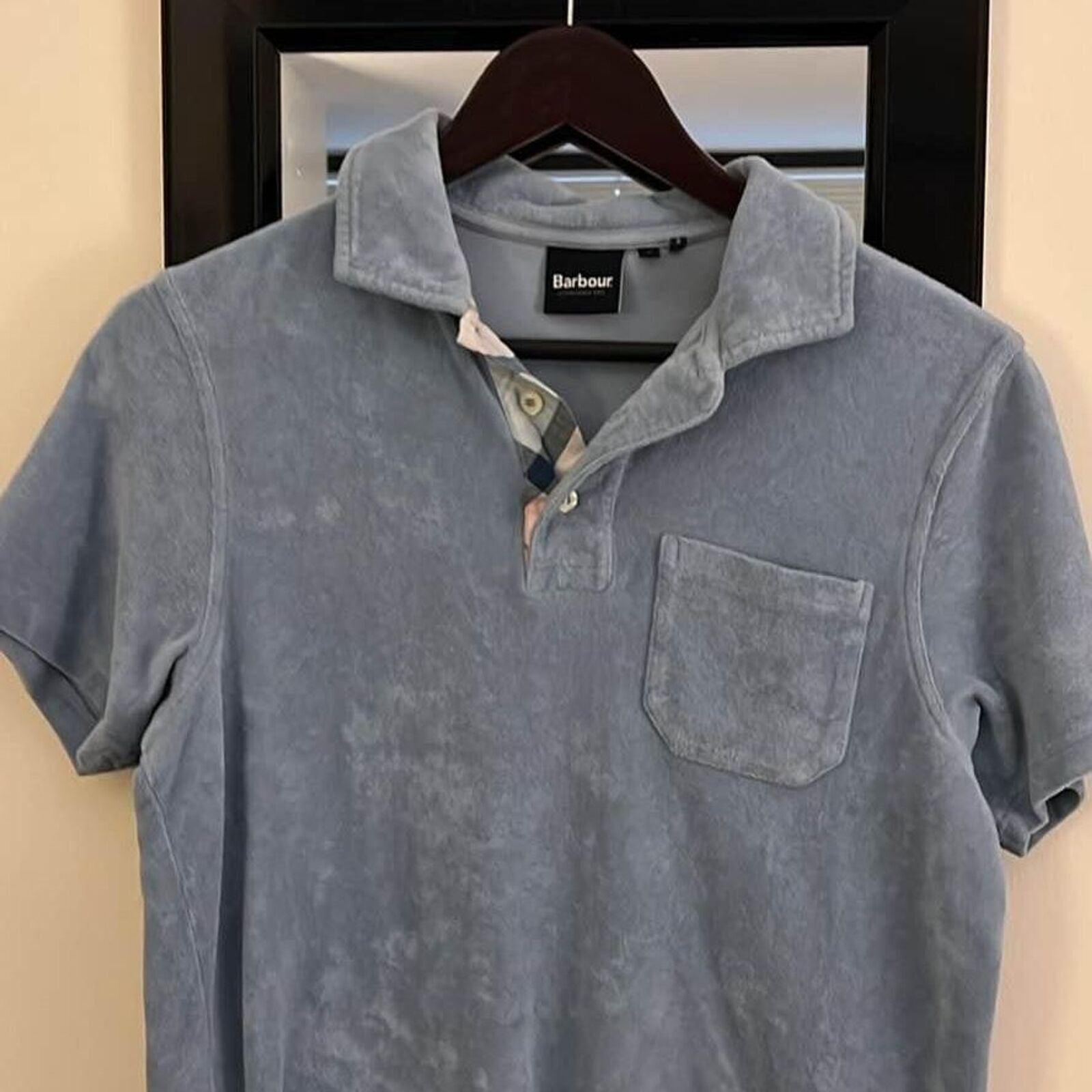 Barbour Barbour Fluffy Baby Blue Polo Size US S / EU 44-46 / 1 - 1 Thumbnail