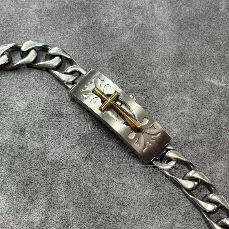 Japanese Brand Japanese Brand Ficce Bracelet-style vintage watch with hol Size ONE SIZE - 2 Thumbnail