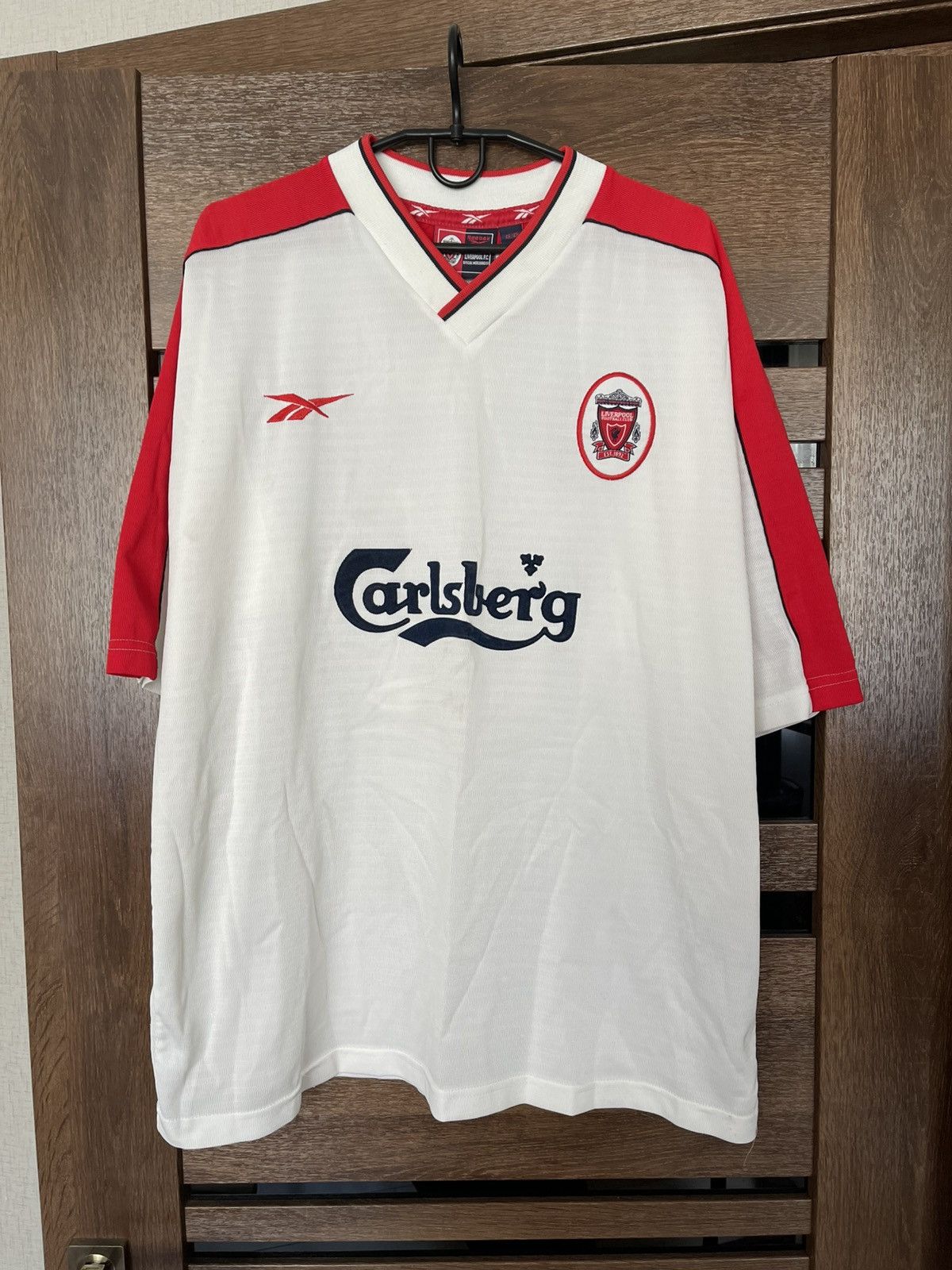 Reebok 1998/1999 Reebok Liverpool Owen Vintage Soccer Jersey Tee Size US XL / EU 56 / 4 - 7 Thumbnail