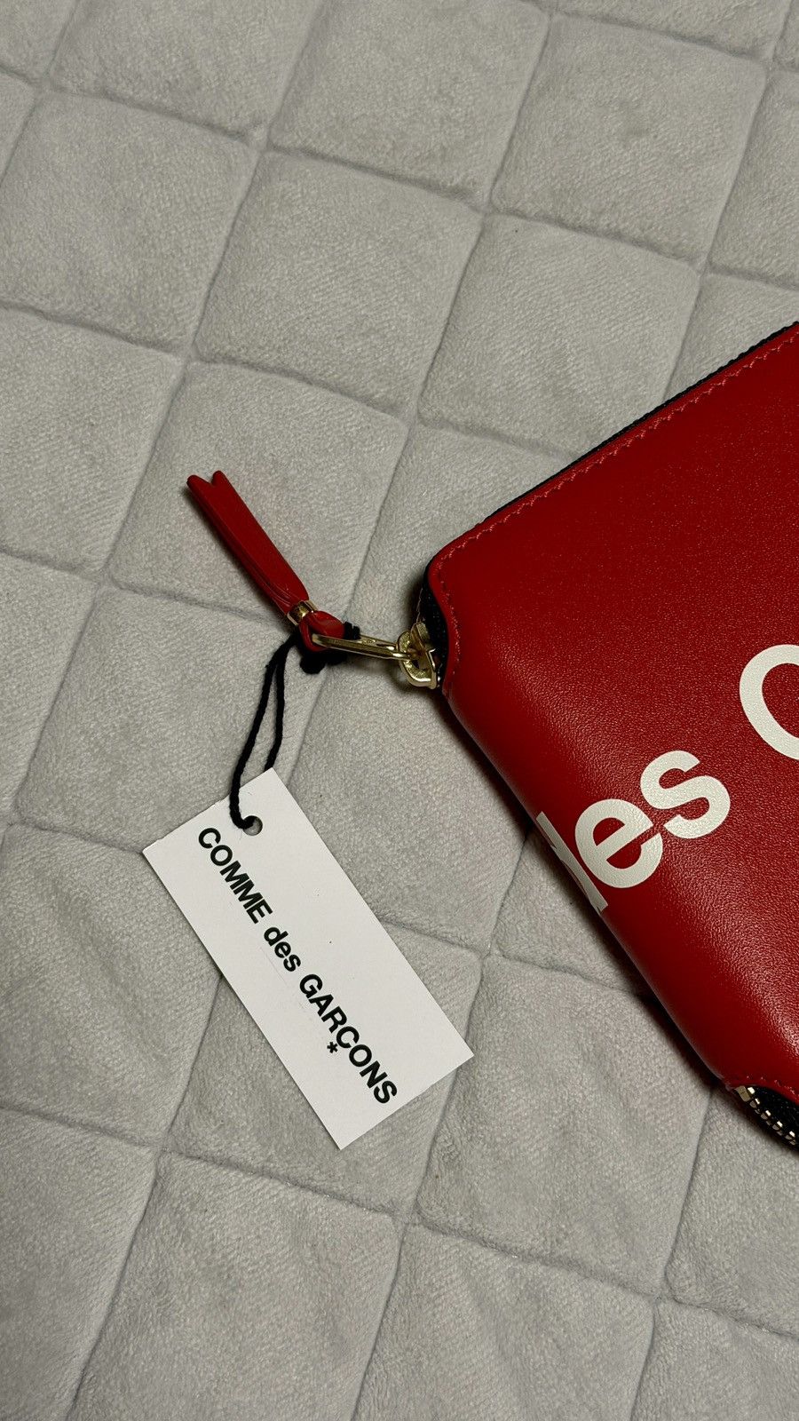 Comme des Garcons Comme des Garcons Red Big Logo Wallet Size ONE SIZE - 6 Thumbnail
