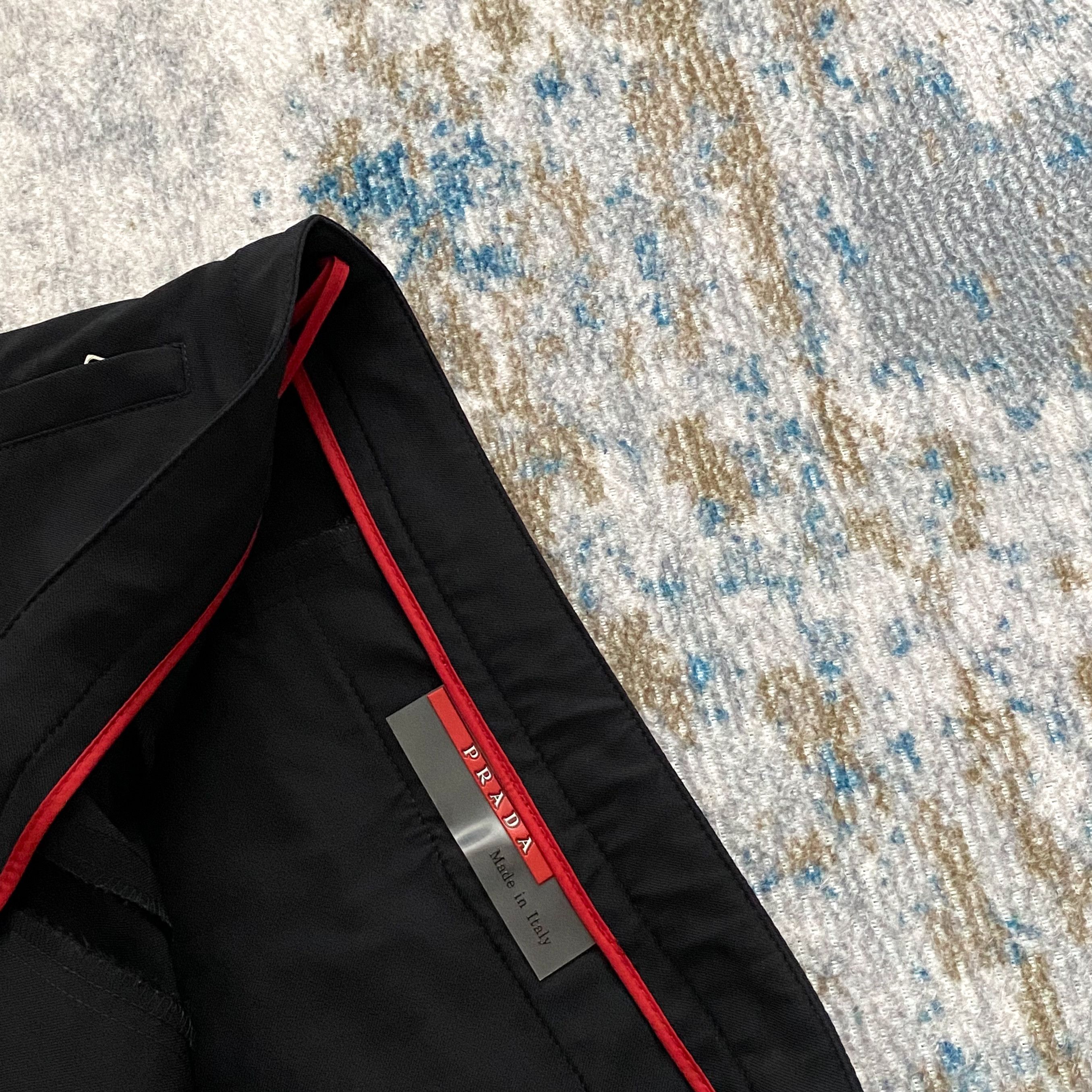 Prada Prada Nylon Red Tab Zipper Pants Size 26" / US 2 / IT 38 - 10 Thumbnail