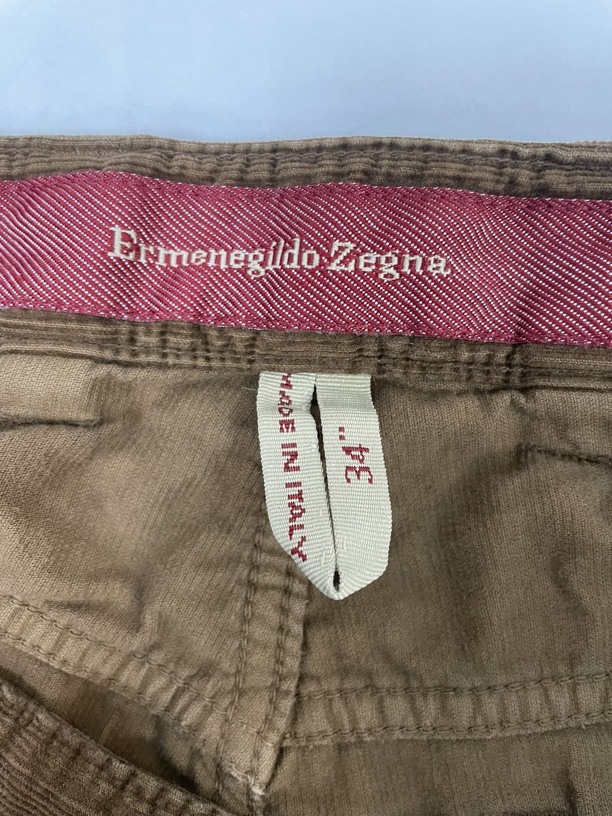 Ermenegildo Zegna Fine Wale Corduroy 5-Pocket Pant Size US 34 / EU 50 - 5 Thumbnail