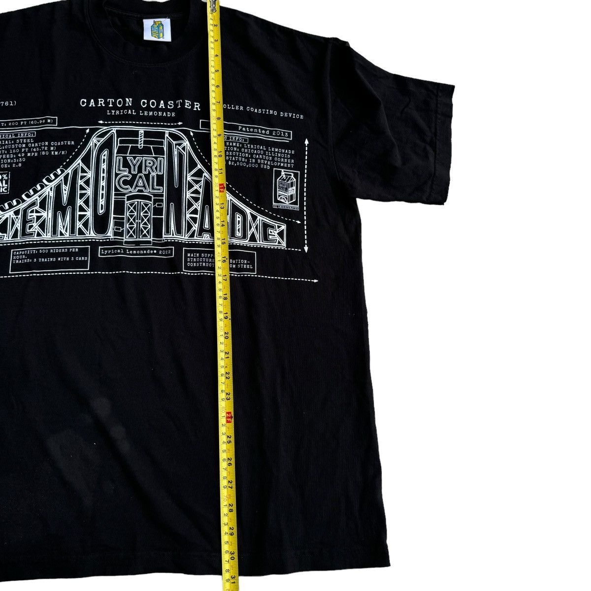 Band Tees × Lyrical Lemonade × Rap Tees Lyrical Lemonade Carton Coaster Band HipHop Rap Graphic Tee Size US L / EU 52-54 / 3 - 7 Thumbnail
