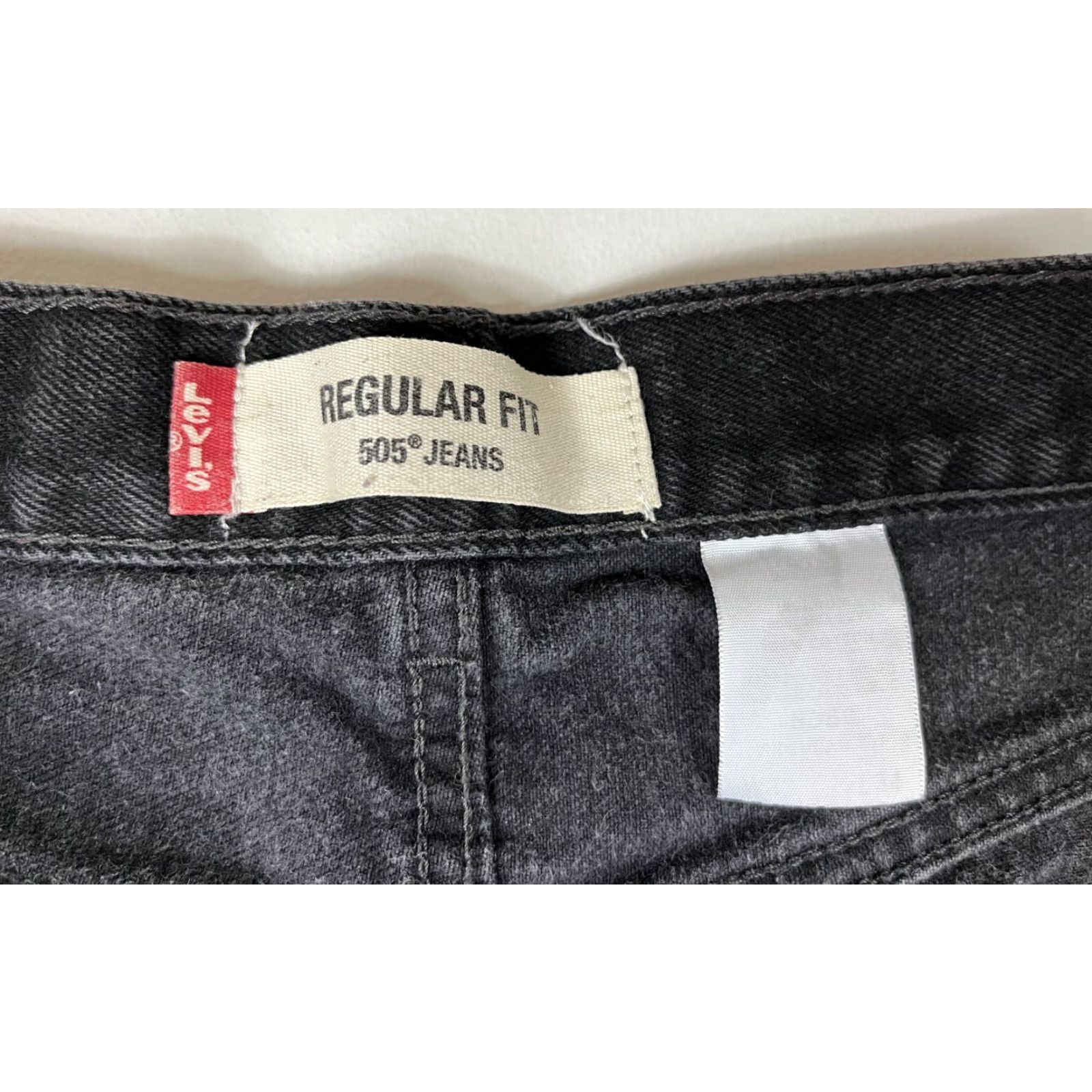 Levi's Levi's 505 Jeans Vintage Regular Fit Straight Black Sz 33x34 Mens Size US 30 / EU 46 - 7 Thumbnail