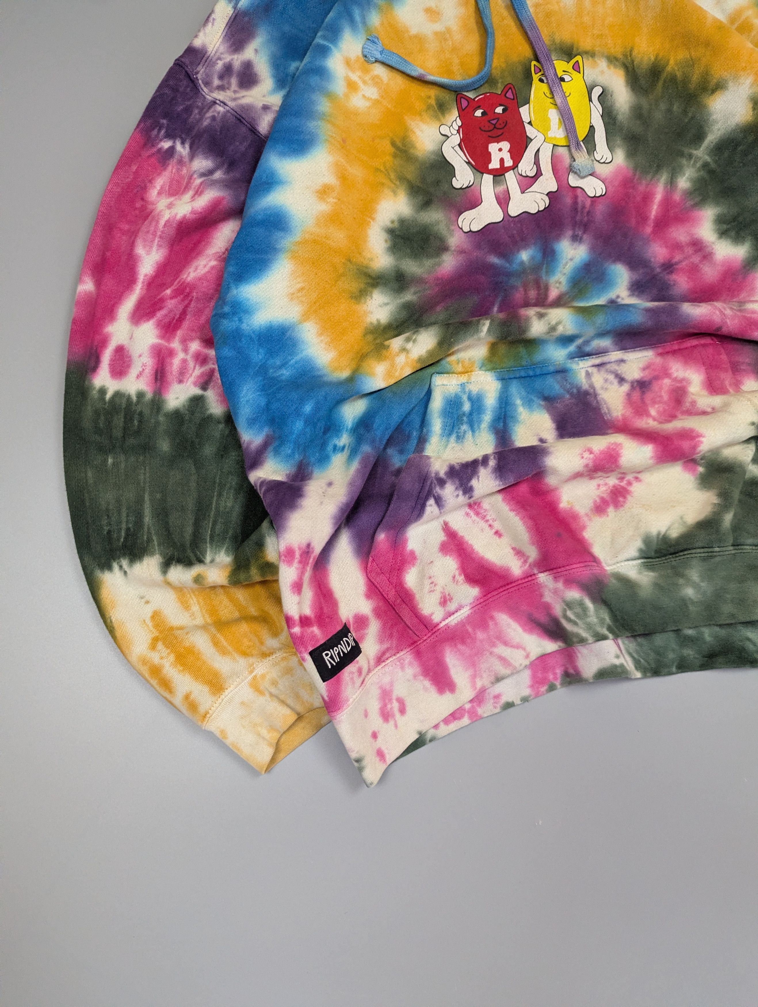 RIPNDIP RipNDip Tie Dye Hoodie – Lord Nermal Graphic Streetwear Size US L / EU 52-54 / 3 - 2 Thumbnail