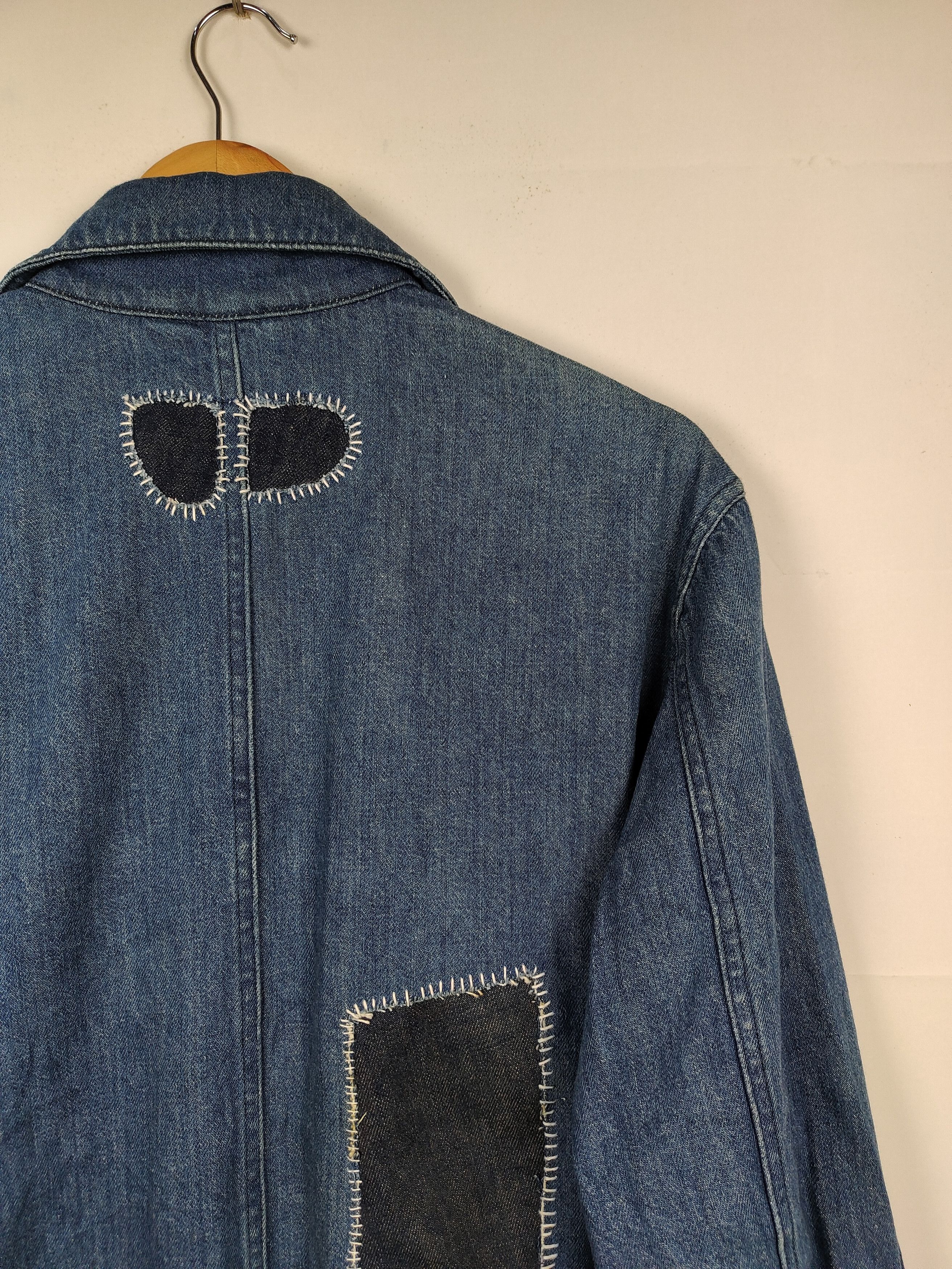 Issey Miyake × Tsumori Chisato Vintage Tsumori Chisato Denim Long jacket Patches custom Size US M / EU 48-50 / 2 - 5 Thumbnail