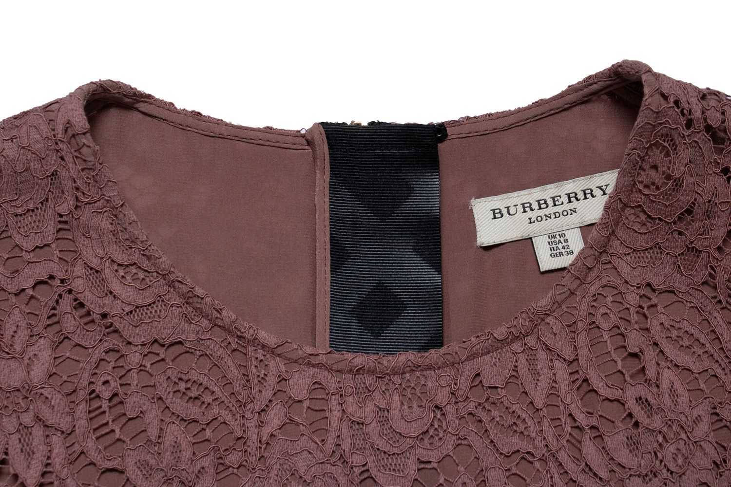 Burberry Burberry, Mauve dress in old pink Size M / US 6-8 / IT 42-44 - 6 Thumbnail