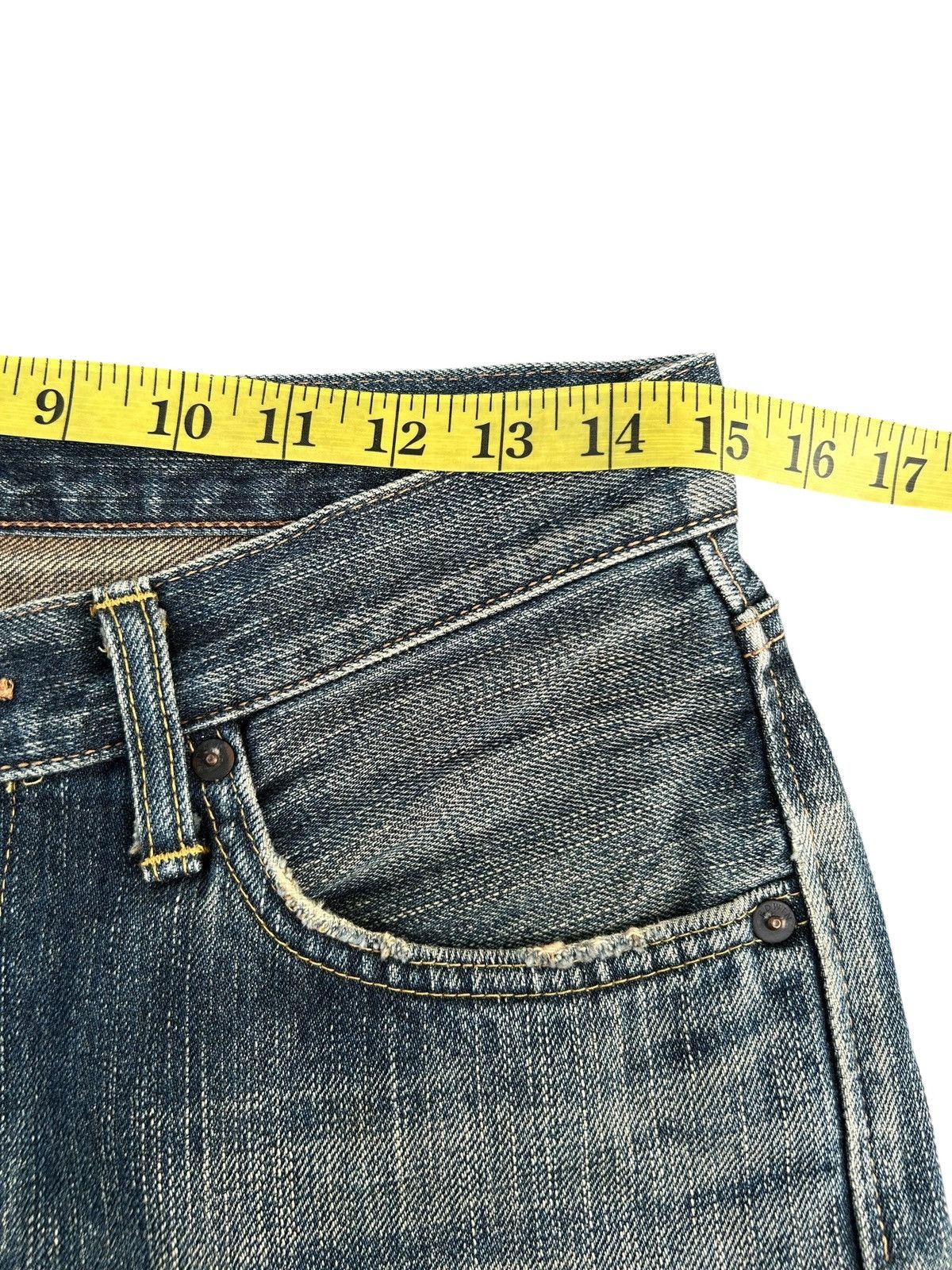 Kapital Vintage Edwin 505zx Selvedge Baggy Denim Jeans Size US 30 / EU 46 - 12 Thumbnail