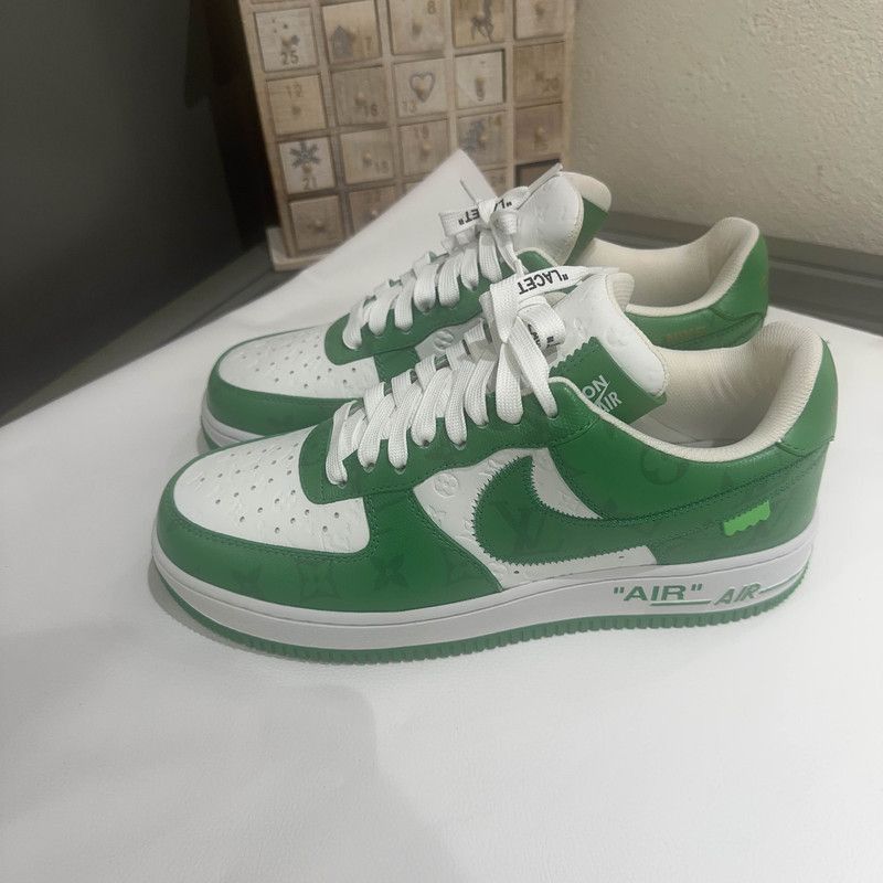 Louis Vuitton Nike x Louis Vuitton Air Force 1 Low Sneakers -2505 Size US 8 / EU 41 - 1 Thumbnail