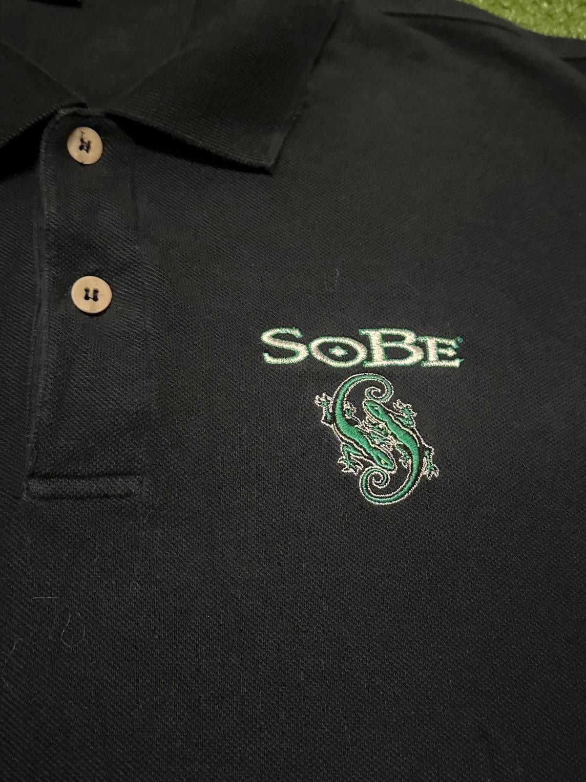 Ashworth Ashworth Men's Black Polo Shirt with SoBe Logo Size ONE SIZE - 2 Thumbnail