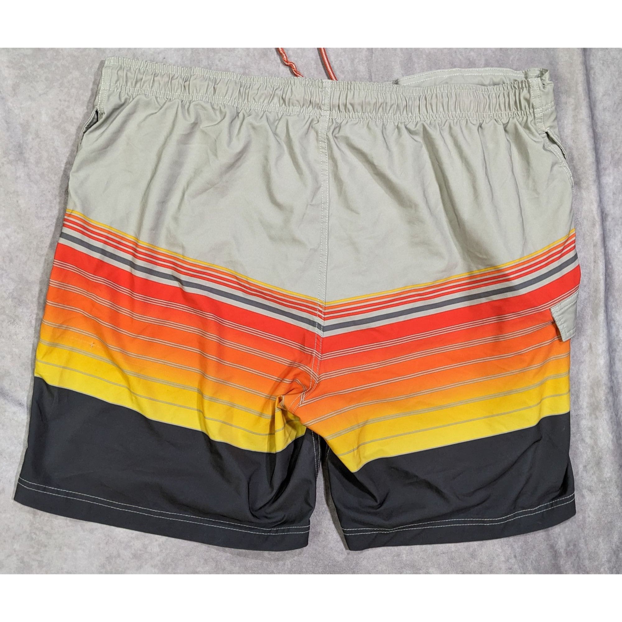 George Retro 90s Style Sunset Board Shorts by George Size US 44 / EU 60 - 9 Thumbnail