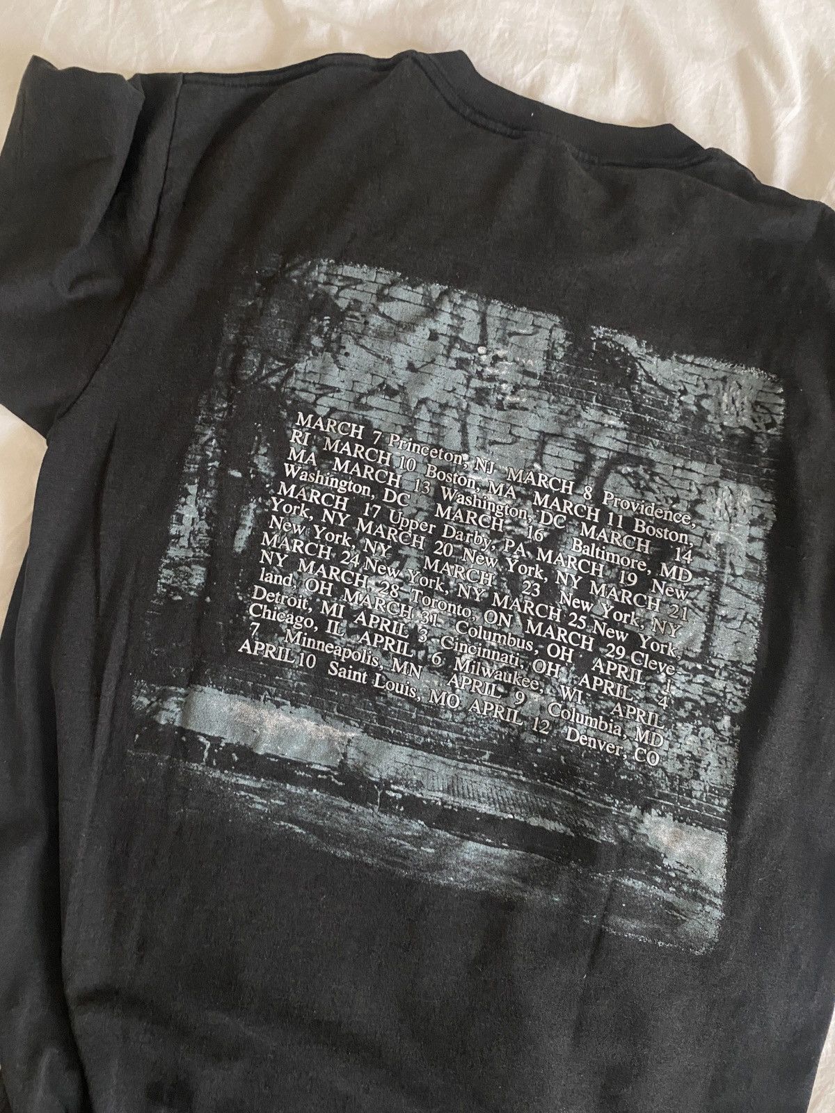 Vintage Vintage x Lou Reed 1989 ‘New York’ Tour: Rare Shirt Size US XXS / EU 40 - 4 Thumbnail