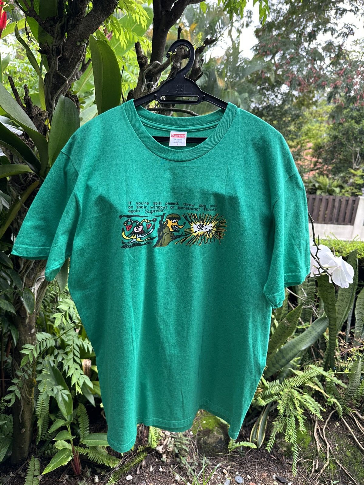 Supreme Supreme 17AW Tshirt if Your Still Pissed Size US L / EU 52-54 / 3 - 1 Thumbnail