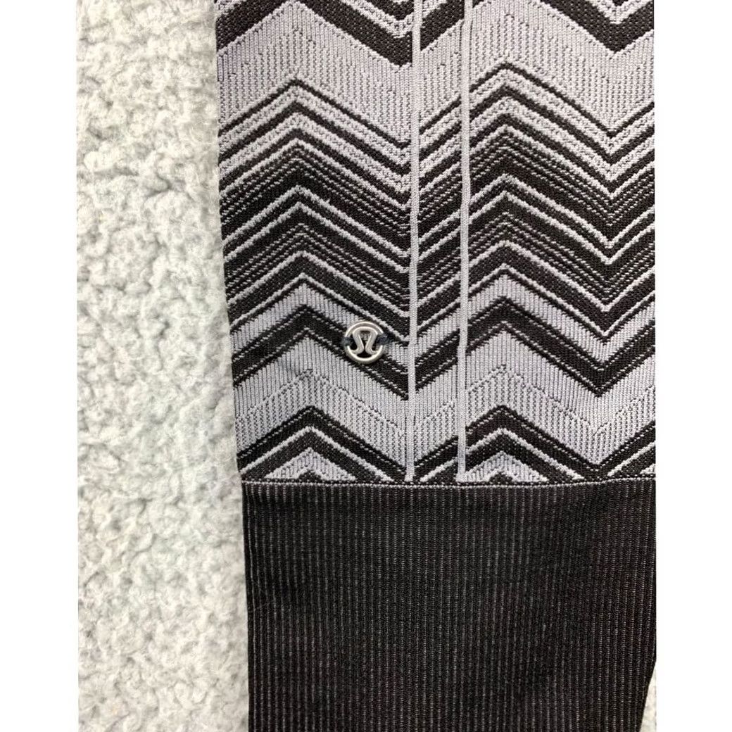Lululemon Lululemon Leggings Womens 4 Black Grey Workout Yoga Activewear Cropped Stretch Size 27" / US 4 / IT 40 - 4 Thumbnail