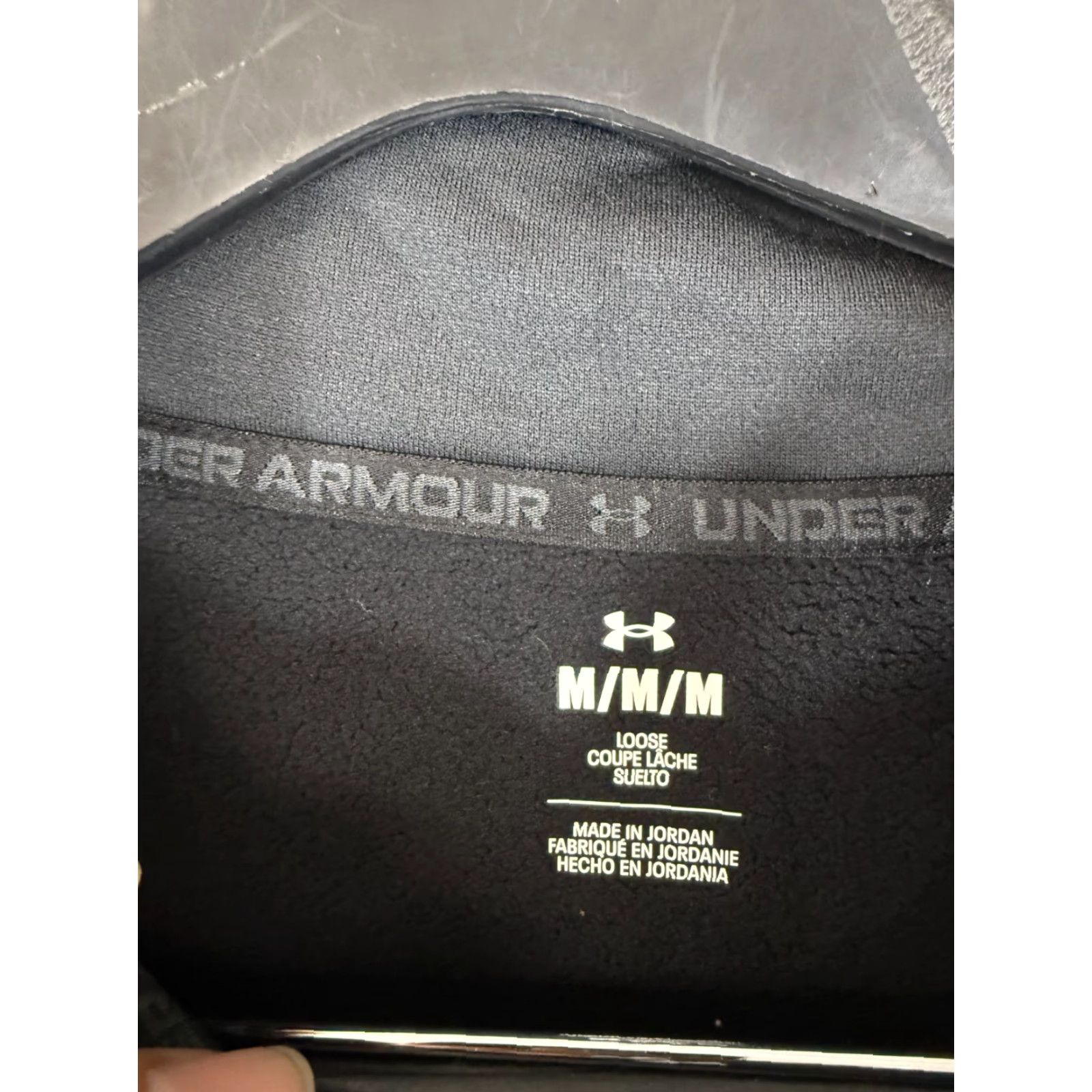 Under Armour Under Armour Fleece Jacket Womens M Black Half-Zip Pullover Mock Neck NWT Size M / US 6-8 / IT 42-44 - 7 Thumbnail