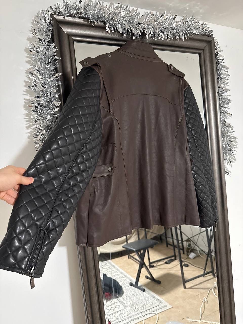 Pelle Pelle Pelle Pelle Princess Cut Brown leather jacket quilted black Size XXL / US 16-18 / IT 52-54 - 8 Thumbnail