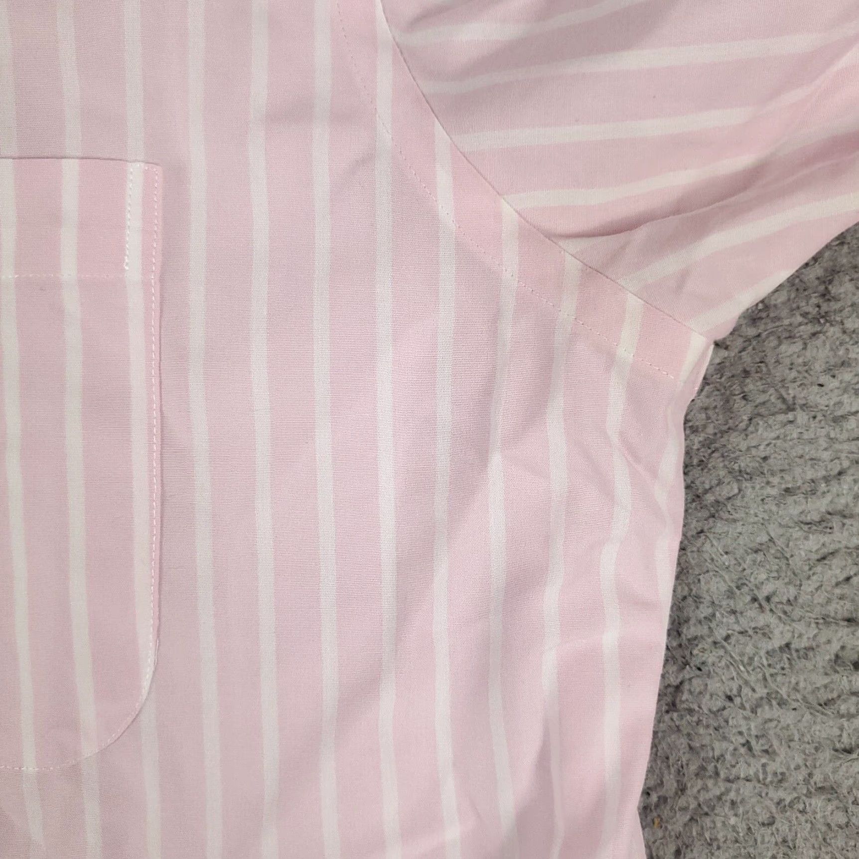 Brooks Brothers VINTAGE Brooks Brothers Shirt Mens Large Pink Striped Cotton Button-Up Long Sleeve Classic Casual Size US L / EU 52-54 / 3 - 4 Thumbnail