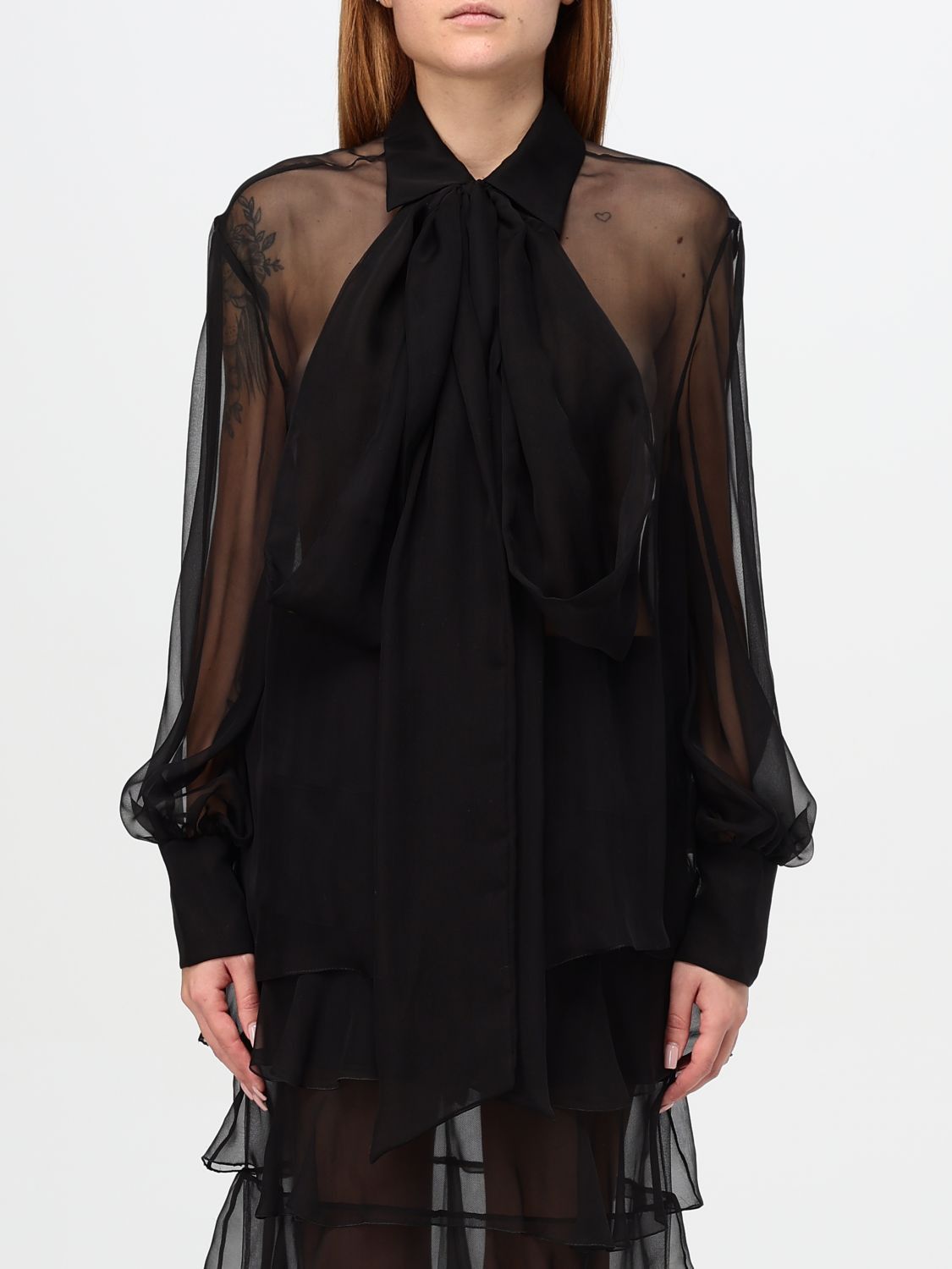 Valentino Valentino Shirt Woman Black Size XS / US 0-2 / IT 36-38 - 1 Thumbnail