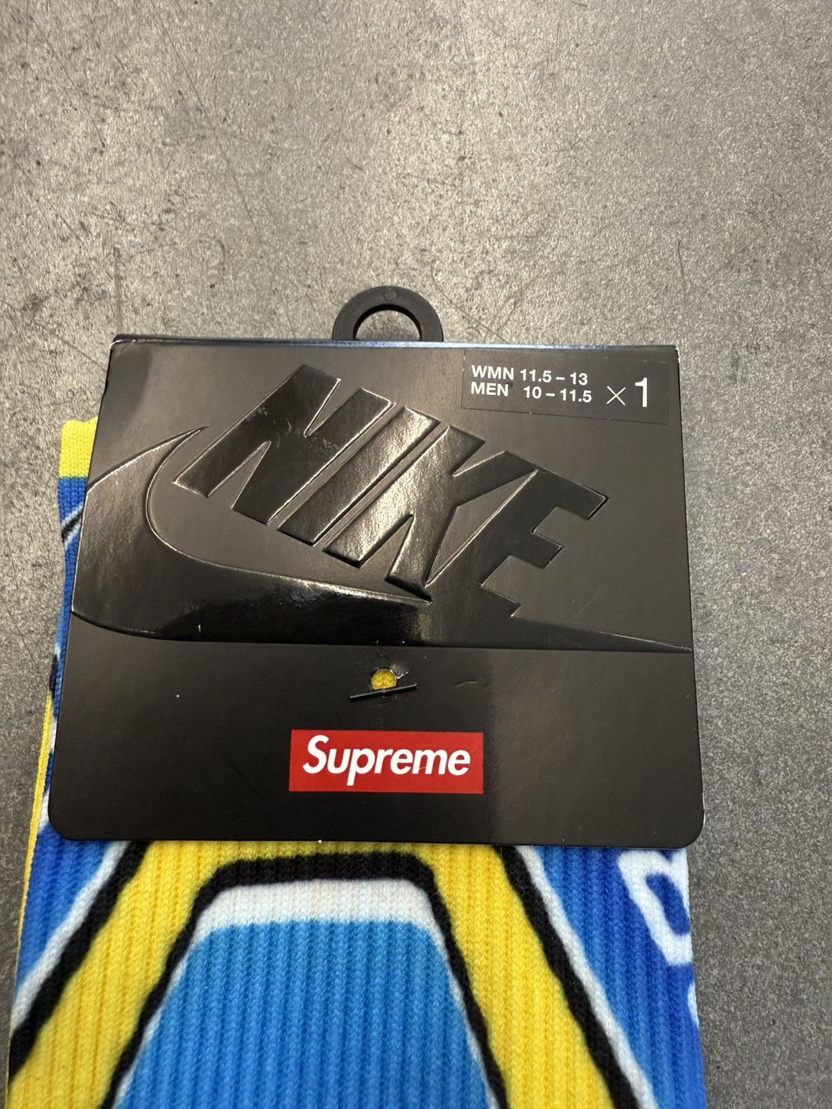Nike × Supreme FW24 Supreme Nike Spark Crew Socks Mens Size 10-11.5 Size ONE SIZE - 3 Thumbnail