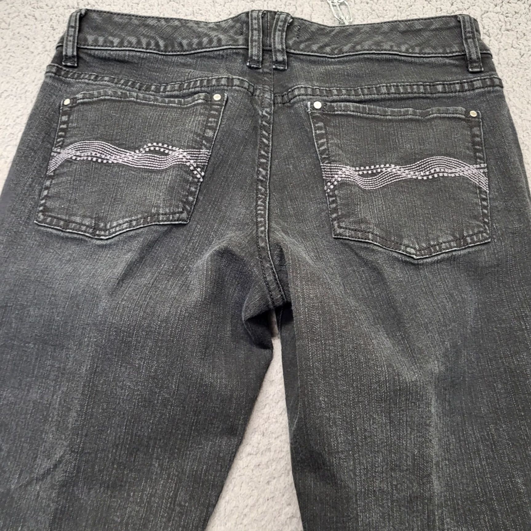 White House Black Market White House Black Market Jeans Women's Size 8R Black Bootcut Flare Love Life ❤️ Jeans Women Bootcut Black 8R Regular Fit 5-Pocket Denim Spandex Cotton Size 30" / US 8 / IT 44 - 3 Thumbnail