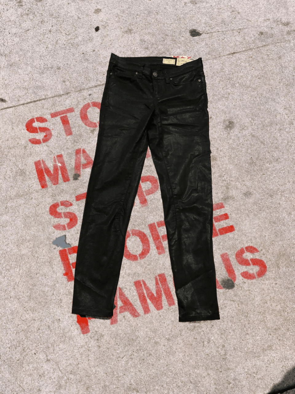 Allsaints ALLSAINTS SKINNY STREETWEAR VINTAGE PANTS Size 25" / US 0 / IT 36 - 1 Thumbnail