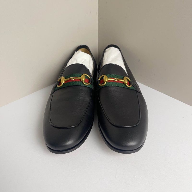 Gucci Gucci Leather Horsebit Loafers for Men - Size US 9.5 / EU 42-43 - 2 Thumbnail