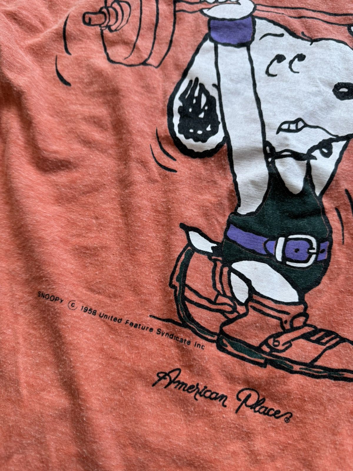 Band Tees × Vintage Snoopy vintage tee 90s GYM t-shirt Size US M / EU 48-50 / 2 - 7 Thumbnail