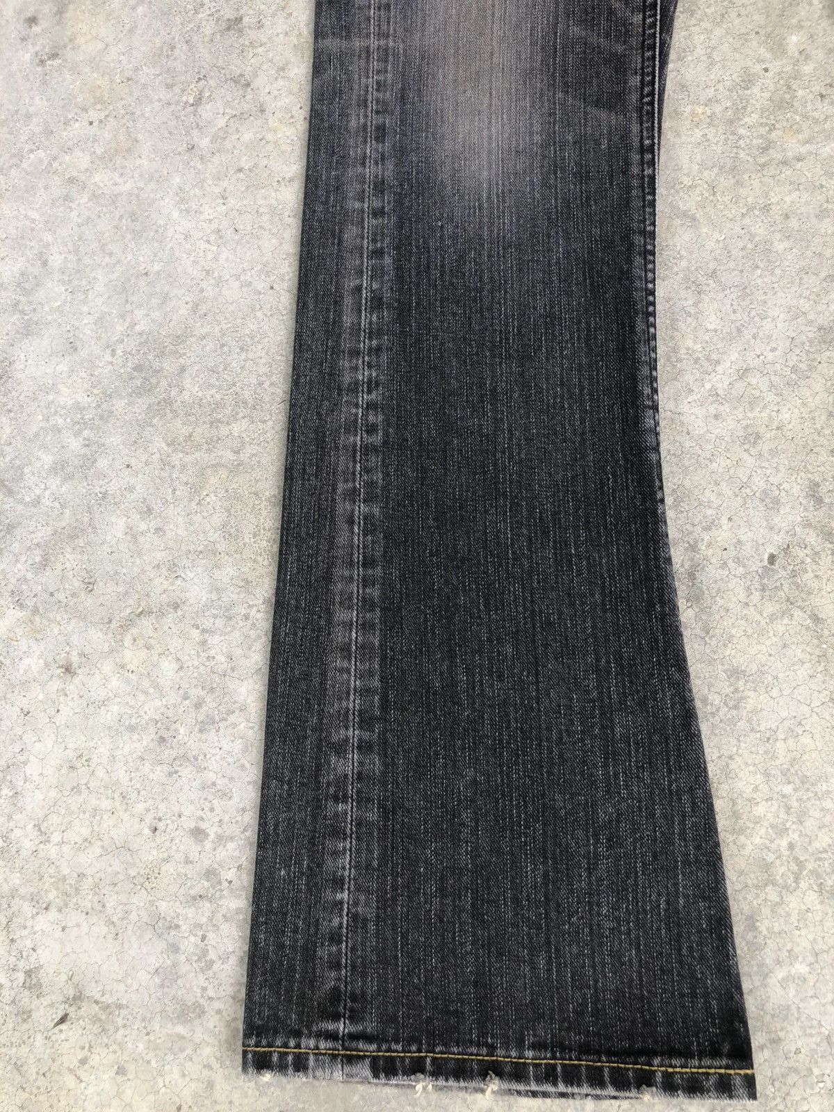 If Six Was Nine Japanese Lee Flared Jeans Distressed Jeans Size US 33 - 6 Thumbnail
