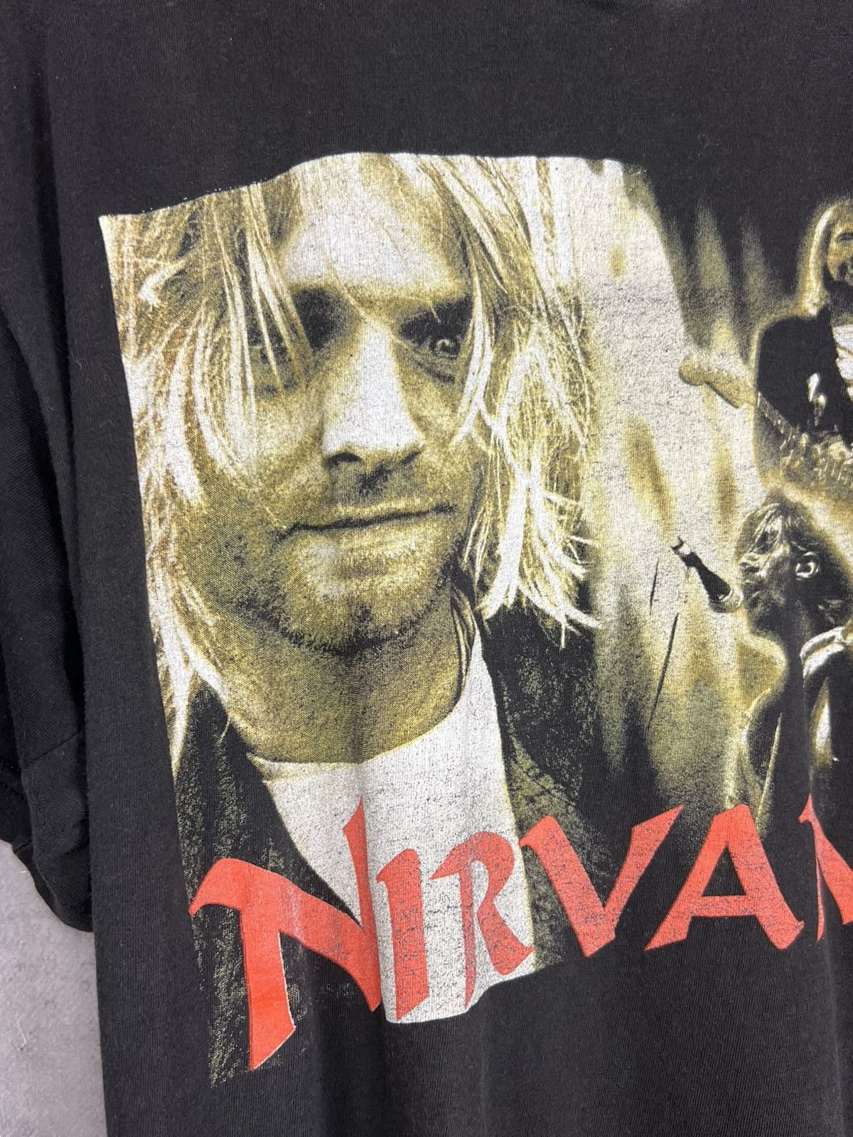 Nirvana Vintage 90s Nirvana Kurt Cobain Band Tee Shirt Rare Size M Size US M / EU 48-50 / 2 - 3 Thumbnail