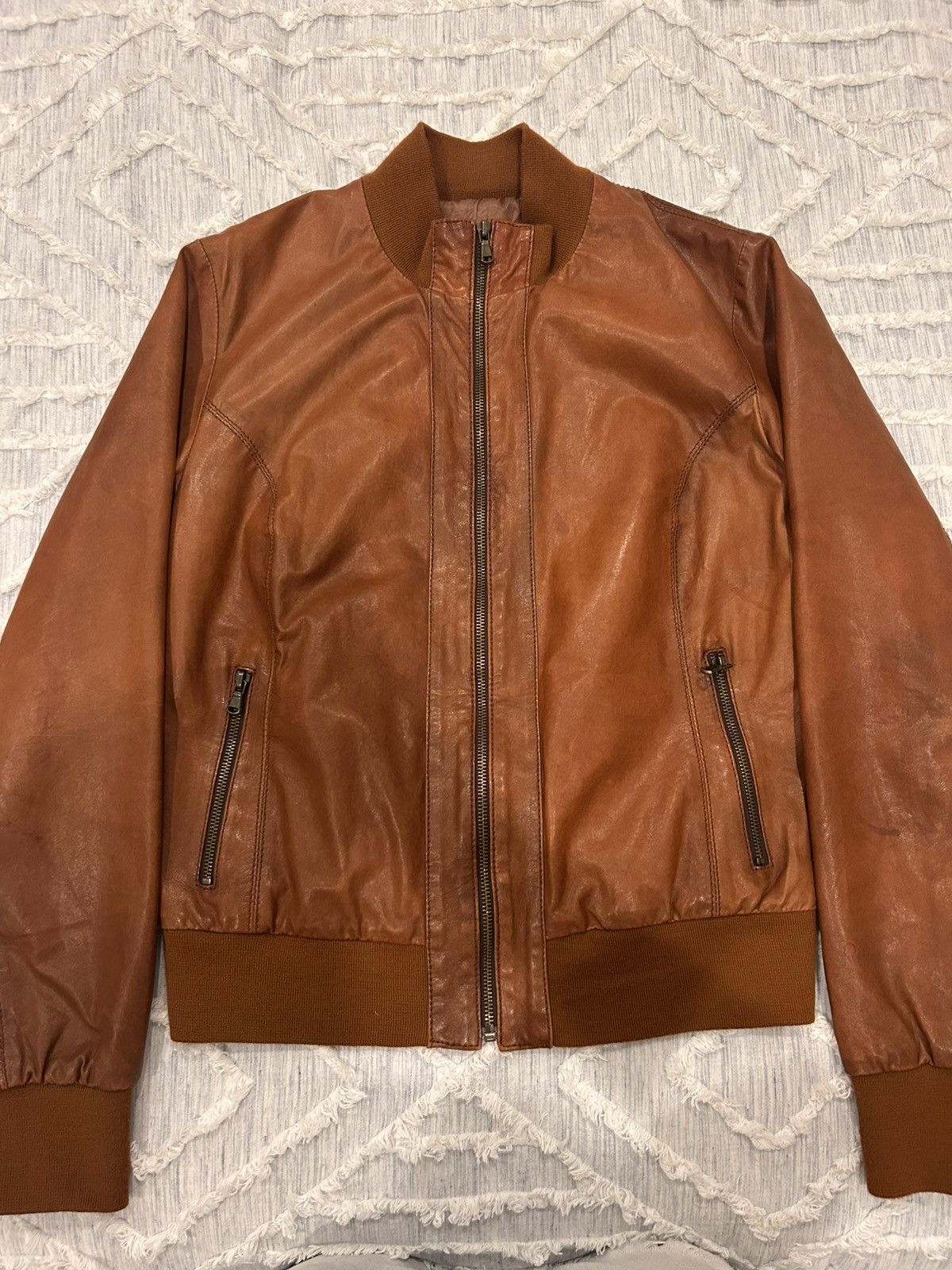Other Vintage Italian Leather Jacket Size US M / EU 48-50 / 2 - 2 Thumbnail