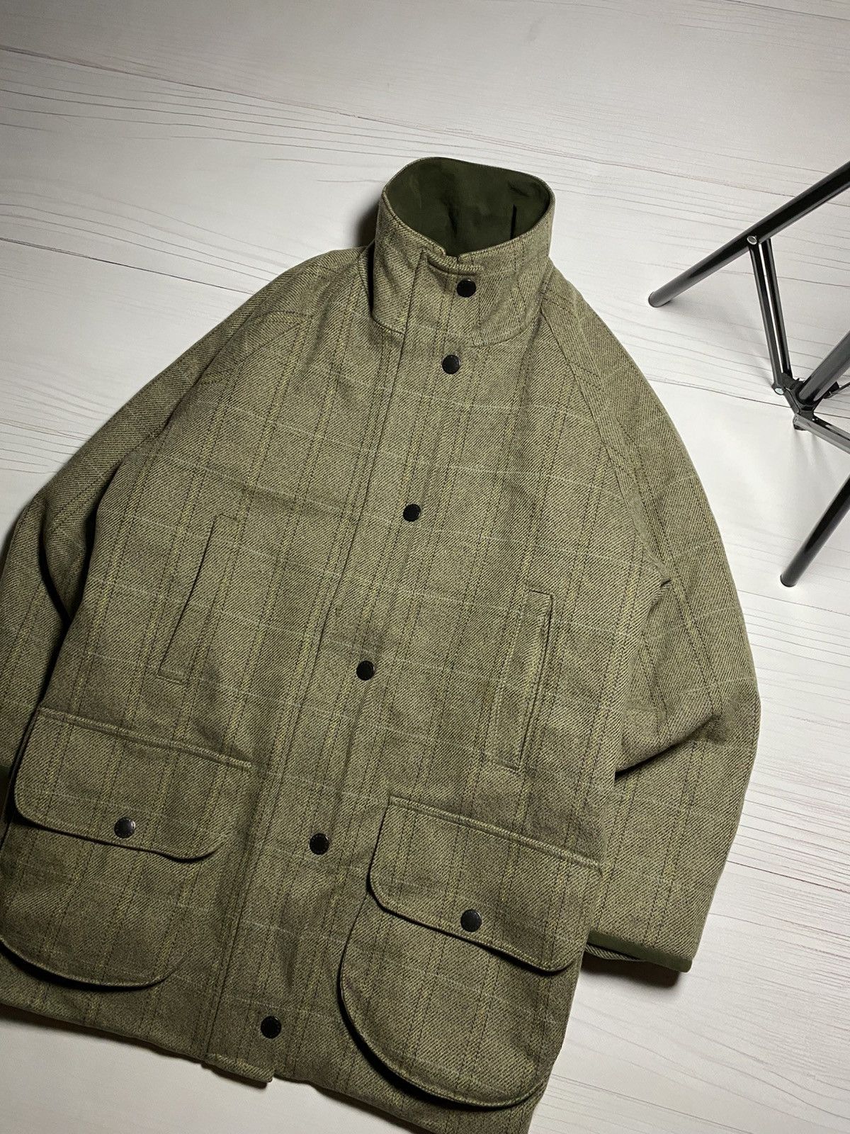 Barbour Vintage Rare Barbour Ladies Field Wool Tweed Jacket Size M / US 6-8 / IT 42-44 - 7 Thumbnail